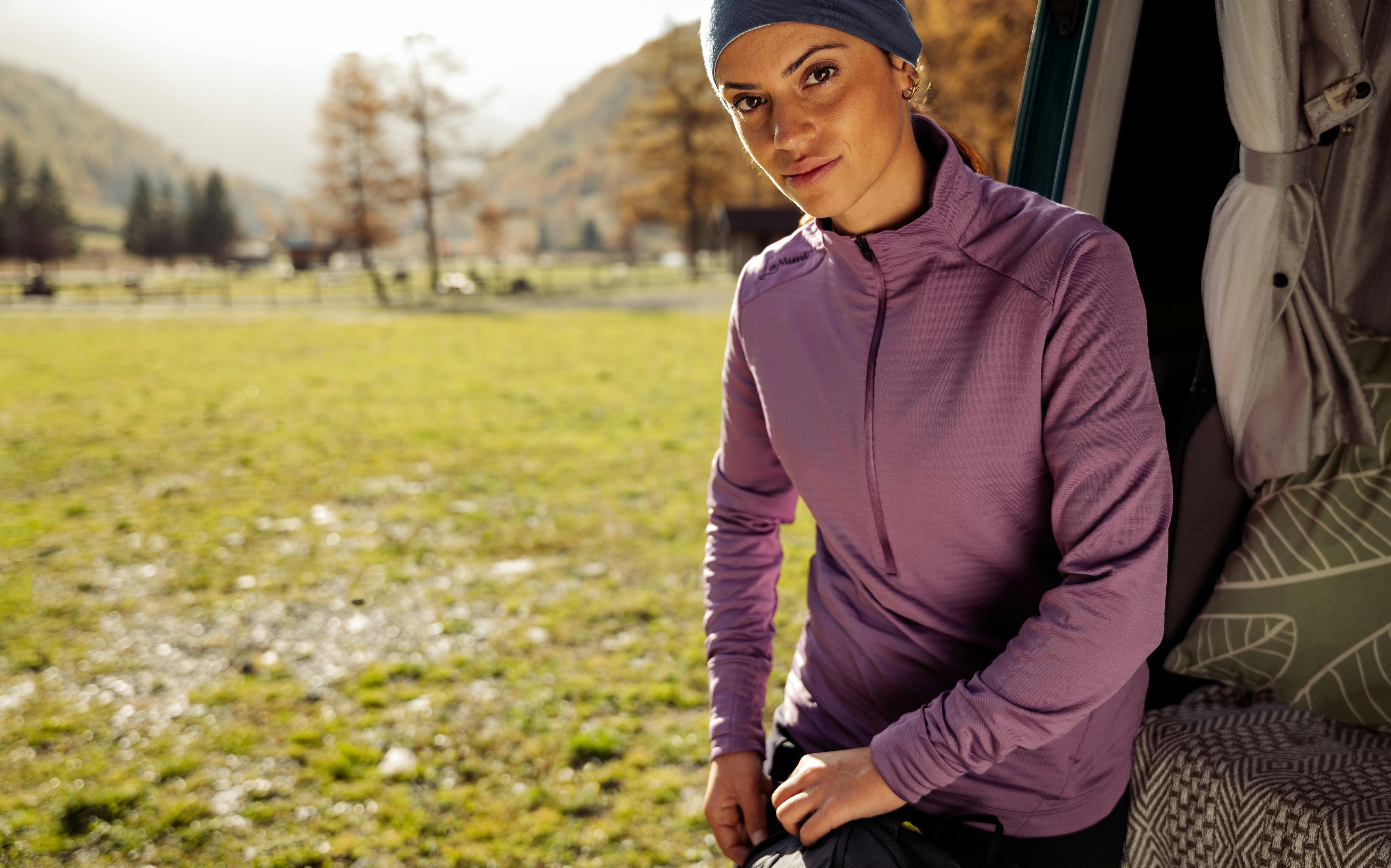 Nora Langarm Shirt Mit Zip horizontal image