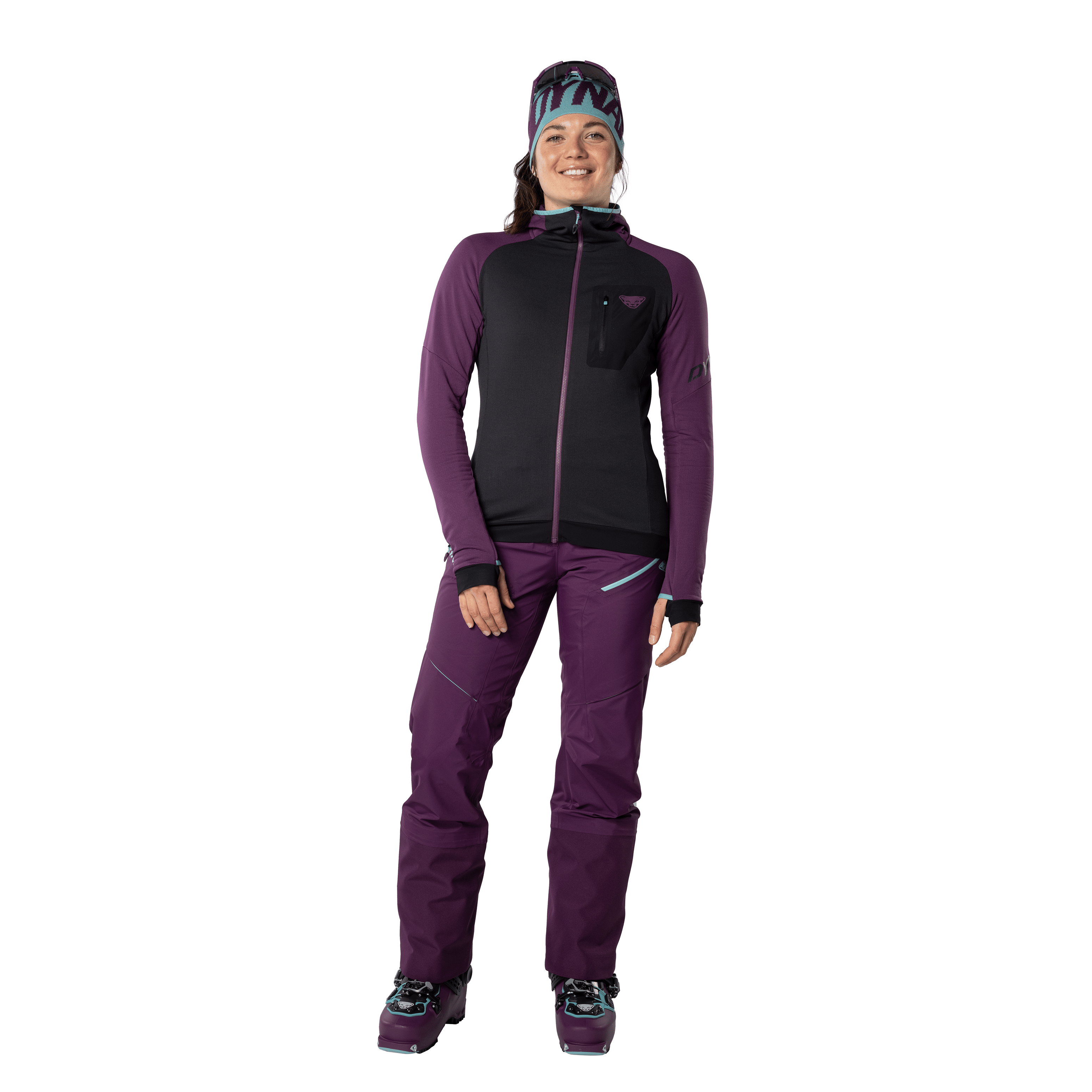 Radical Polartec® Kapuzenjacke Damen on_body image