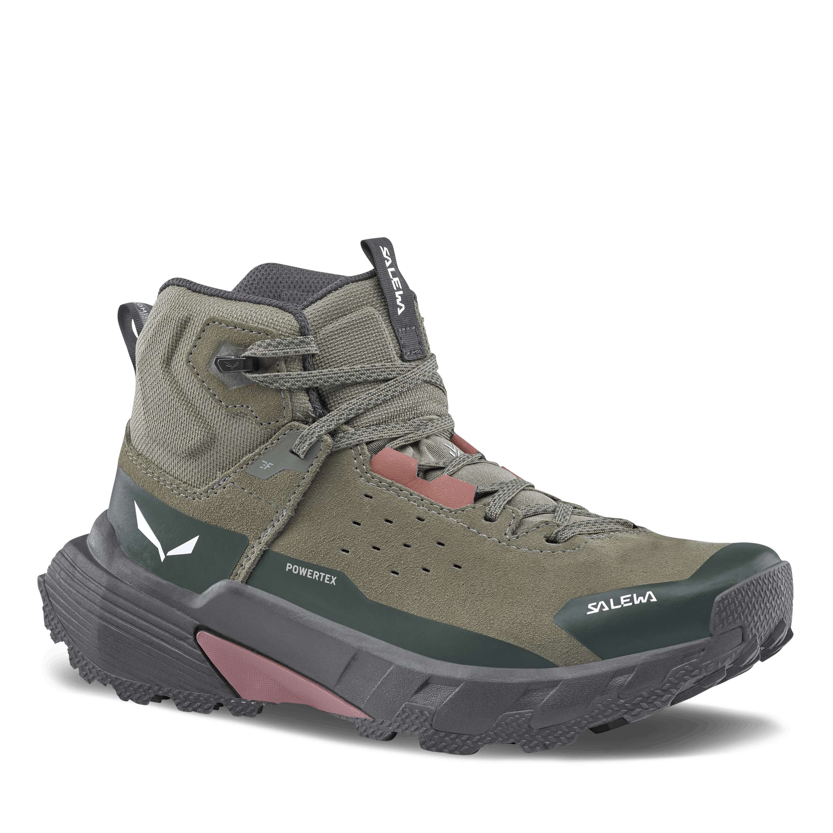 (取寄) サレワ レディース ペドロック 2 ミッド PTX SALEWA women Pedroc 2 Mid Ptx Faded Green/Dark Olive Pedroc 2 Leather Mid Powertex Boot Women | Salewa® USA
