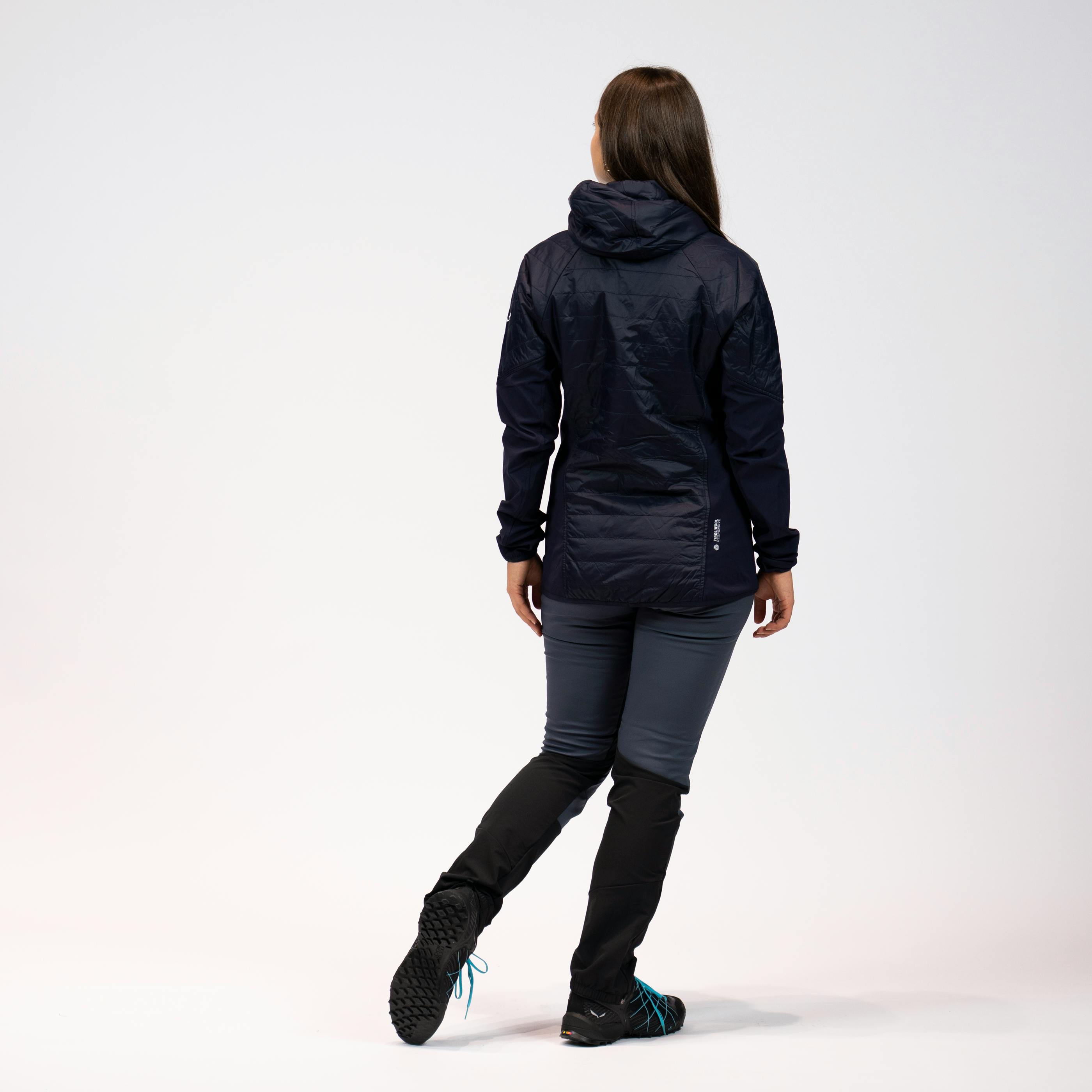 Croda TirolWool® Responsive Veste Hybrid Femme on_body image