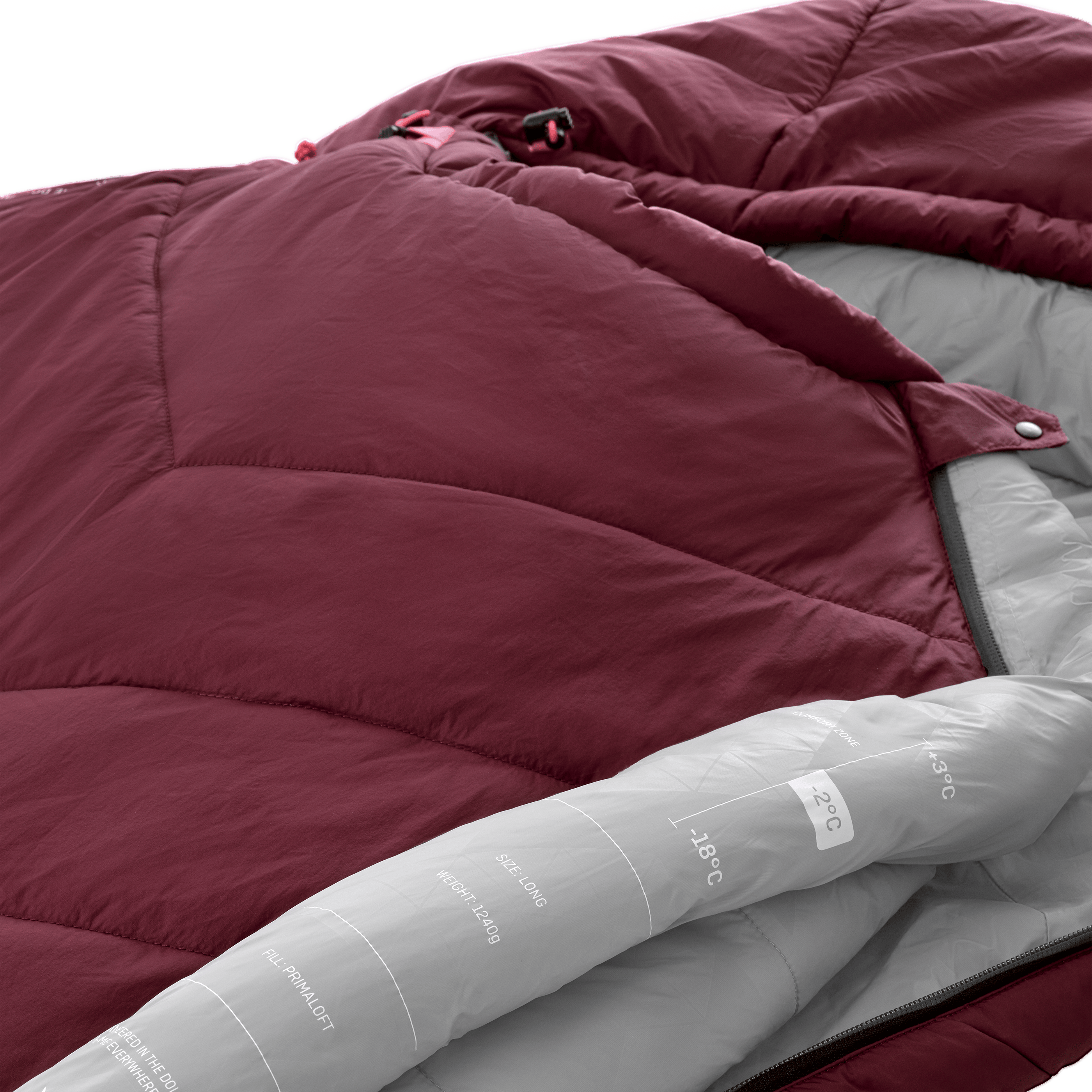 Puez PrimaLoft® -2 Long Sac de couchage tech_detail image