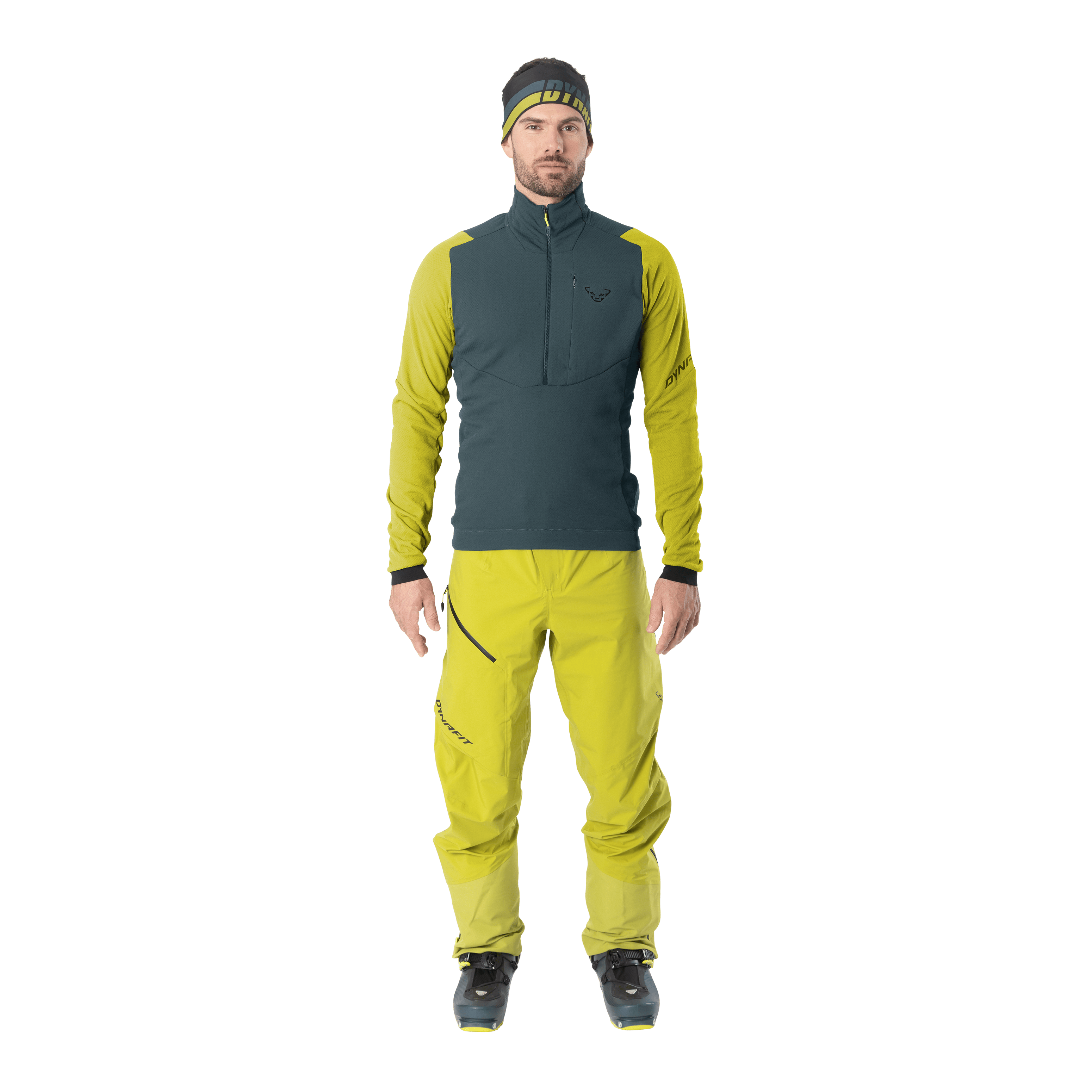 Blacklight Thermal 1/2 Zip Men on_body image