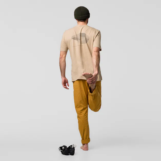 Lavaredo Hemp Maglietta Print Uomo on_body image