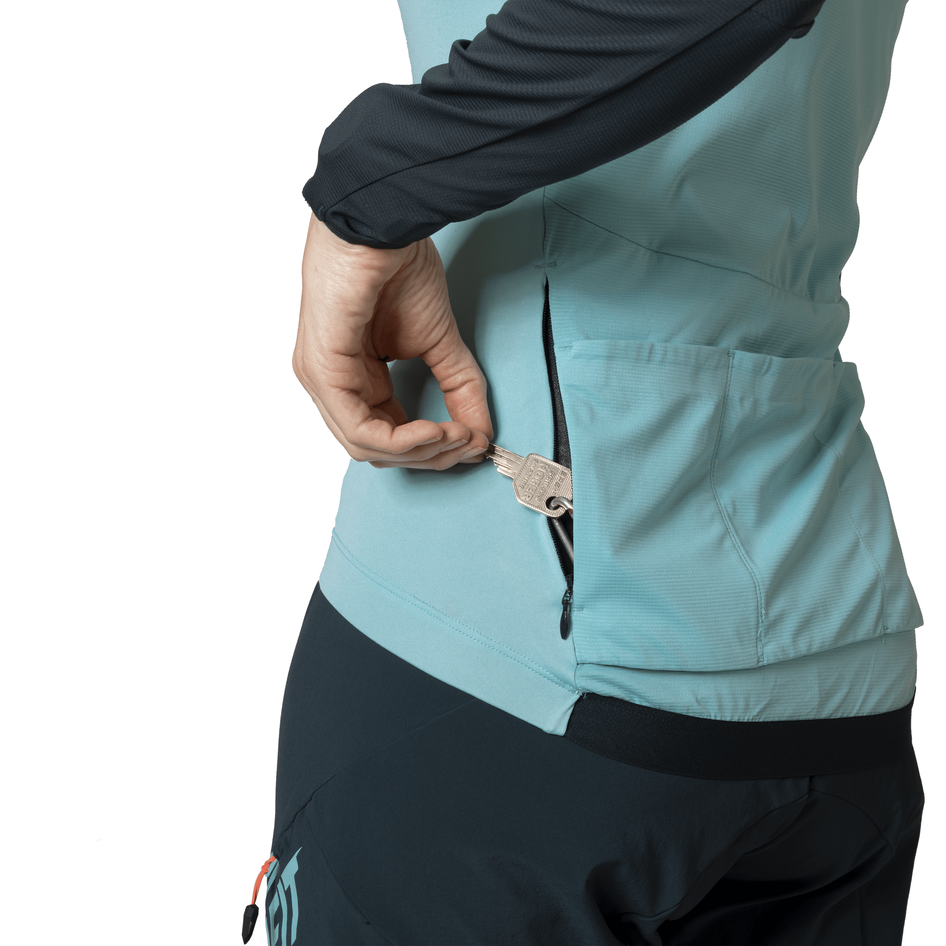 Ride Light Langarm Trikot Full Zip Damen tech_detail image