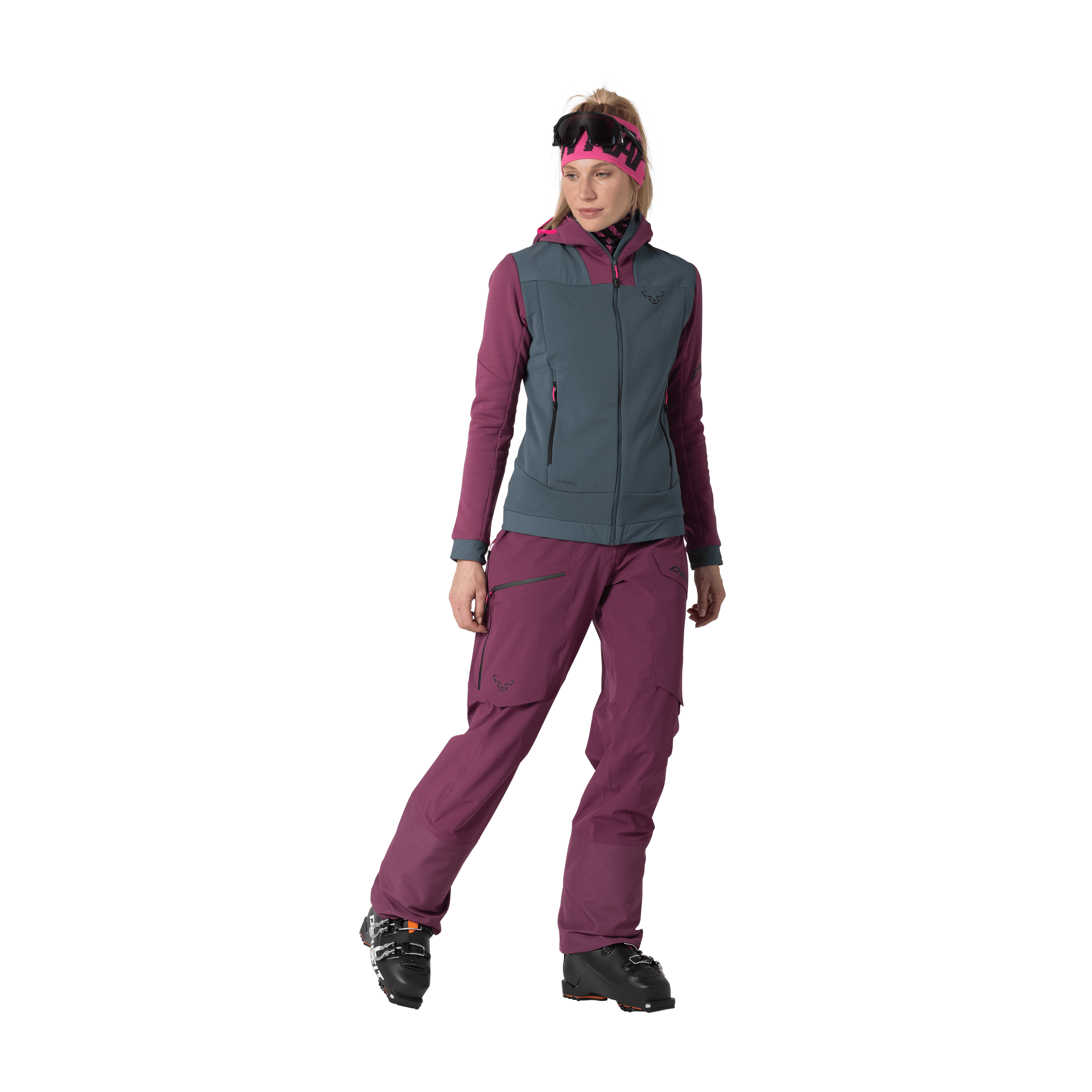 Tigard Polartec® Hooded Jacket Women on_body image