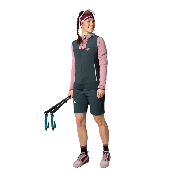 Pantaloncini Traverse Dynastretch donna on_body image