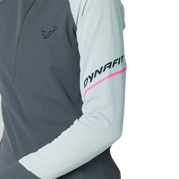 Maglia a manica lunga e 1/2 zip Alpine donna tech_detail image