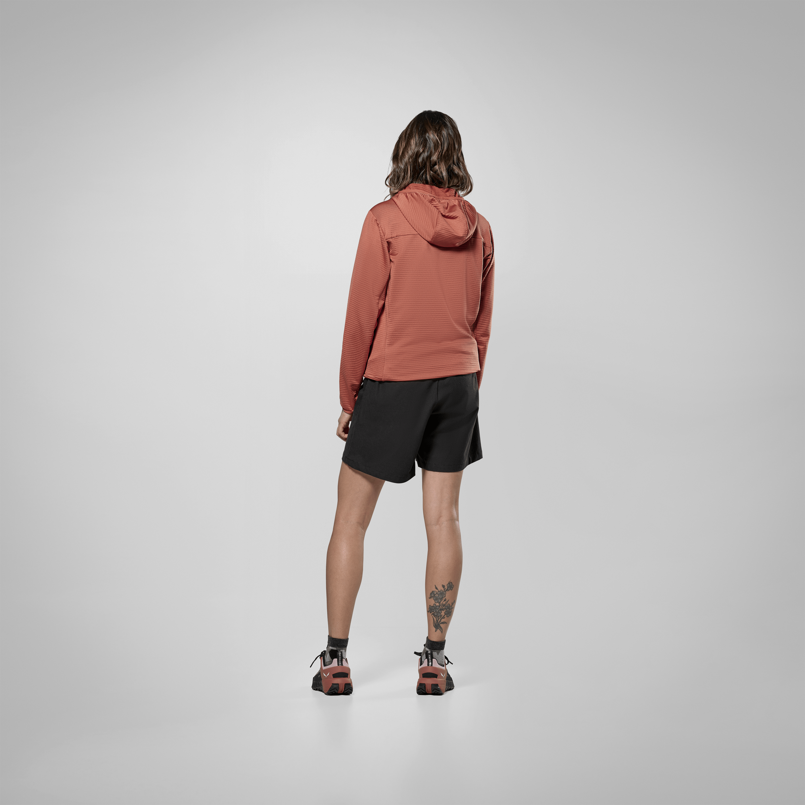 Puez Altavia Polarlite Hooded Jacket Women on_body image