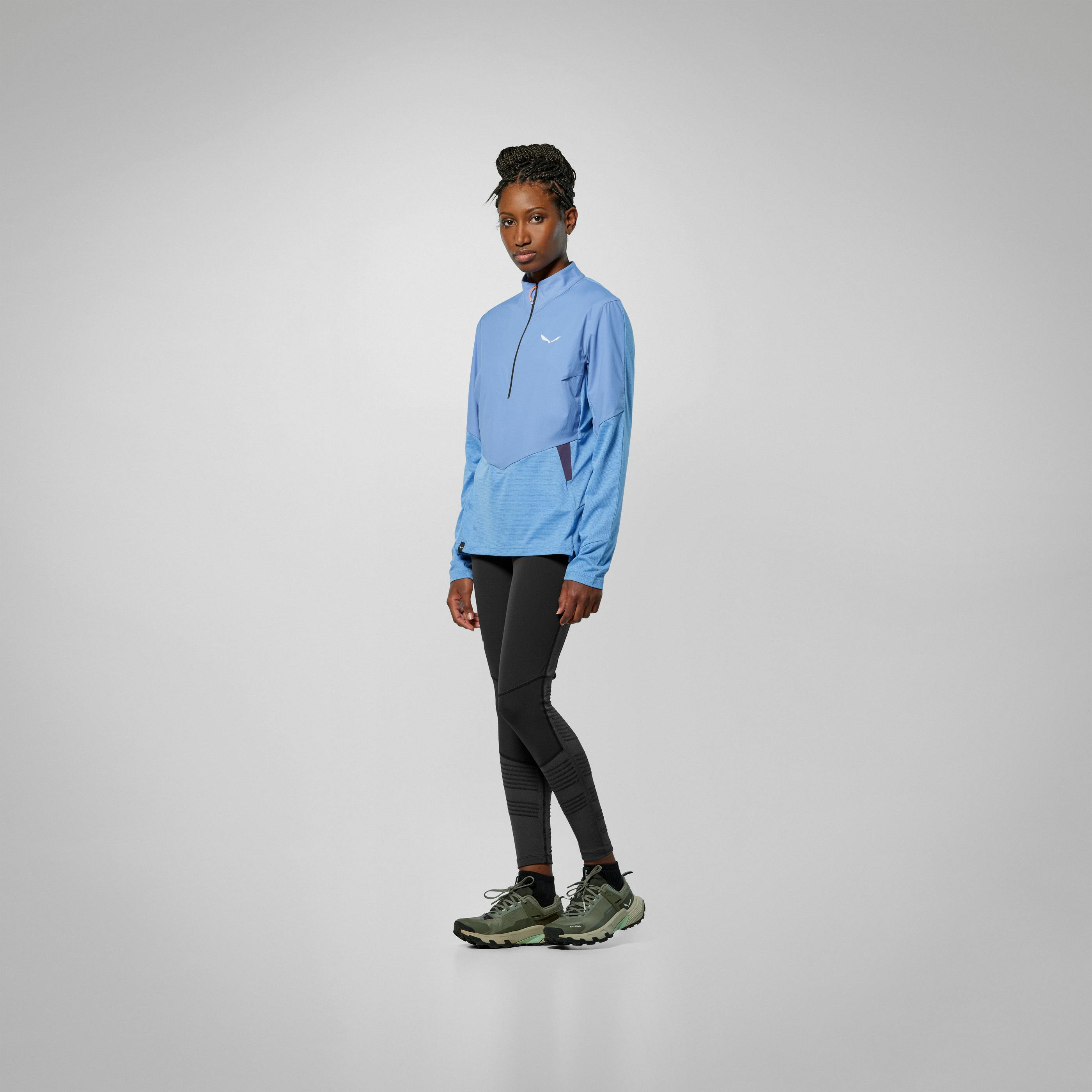 Pedroc Dry'ton Wind Half Zip Langarm Shirt Damen on_body image