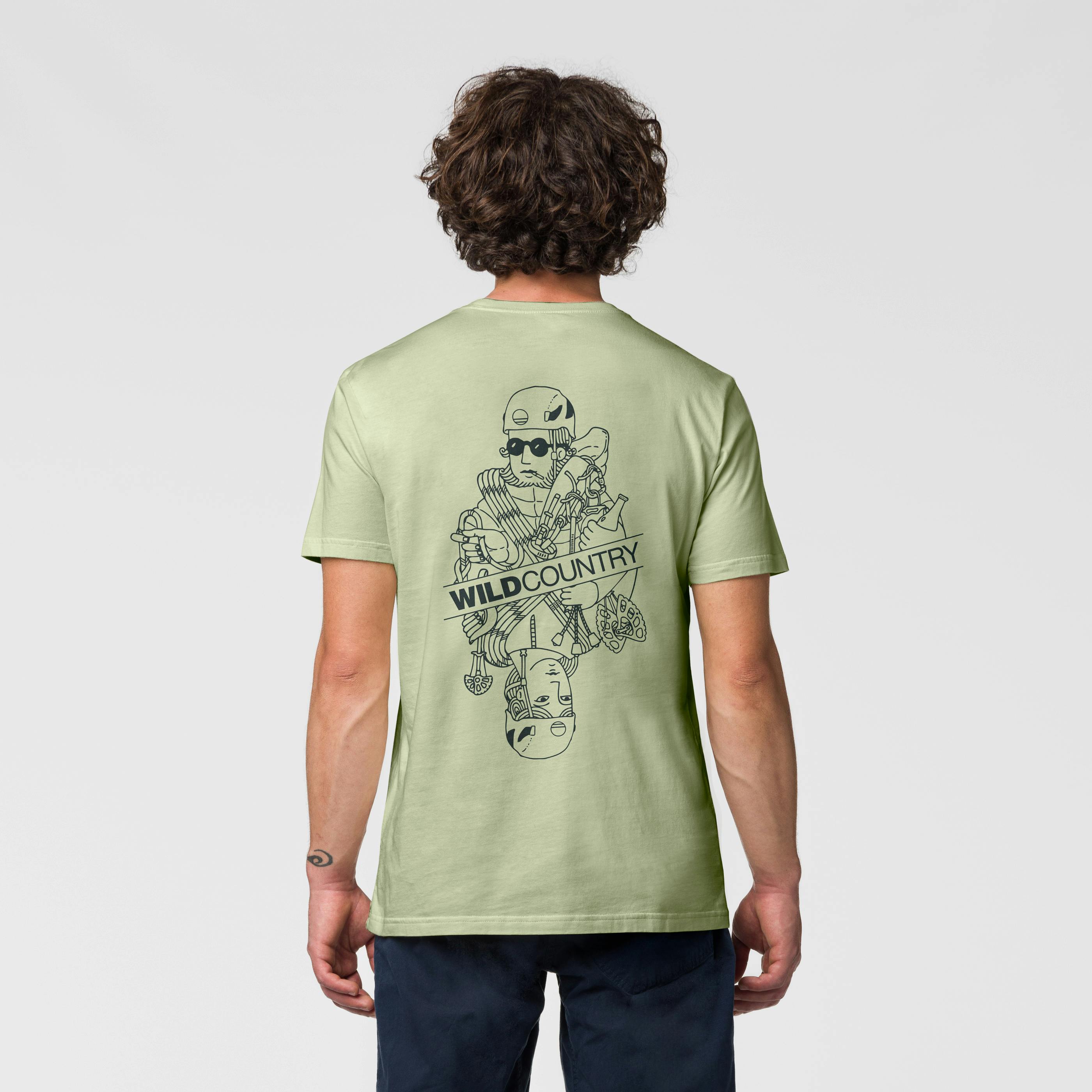 Flow T-shirt Uomo  on_body image