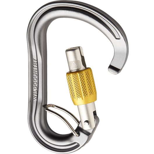 Xenon Hms Screwgate Belay Carabiner on_body image
