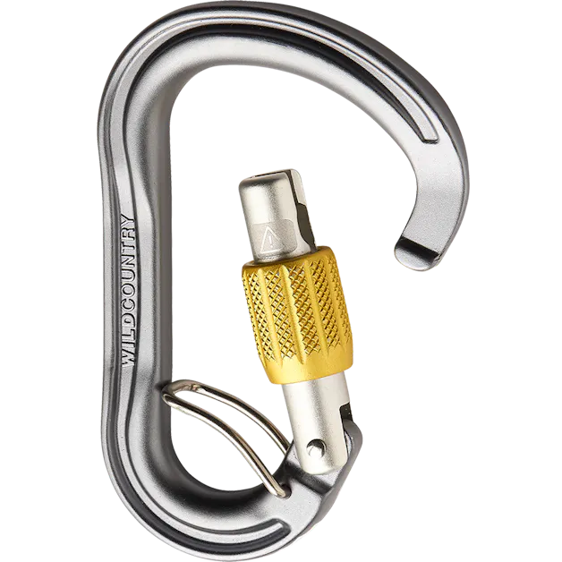 Xenon Hms Screwgate Belay Carabiner on_body image