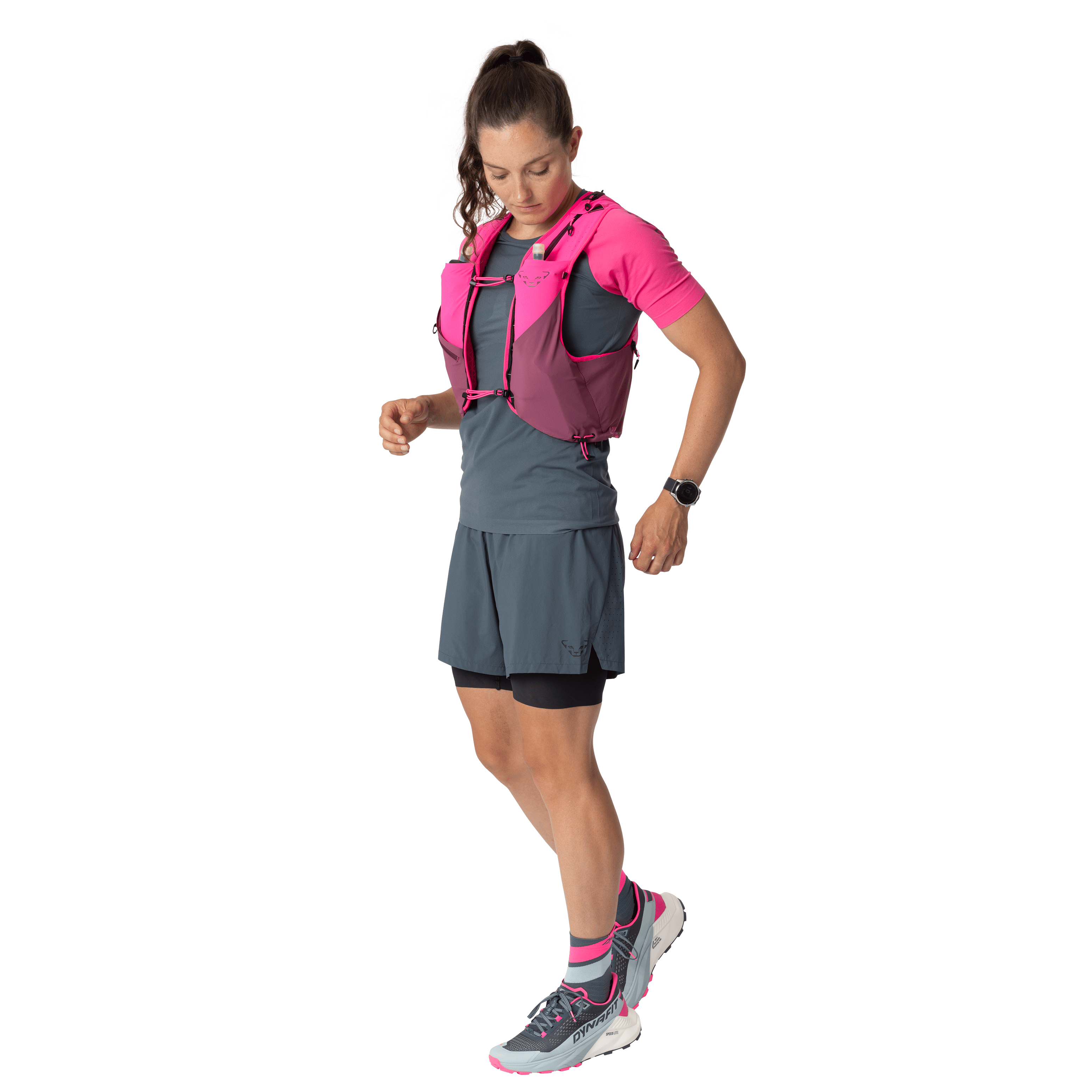 Gilet da running Alpine 8 on_body image