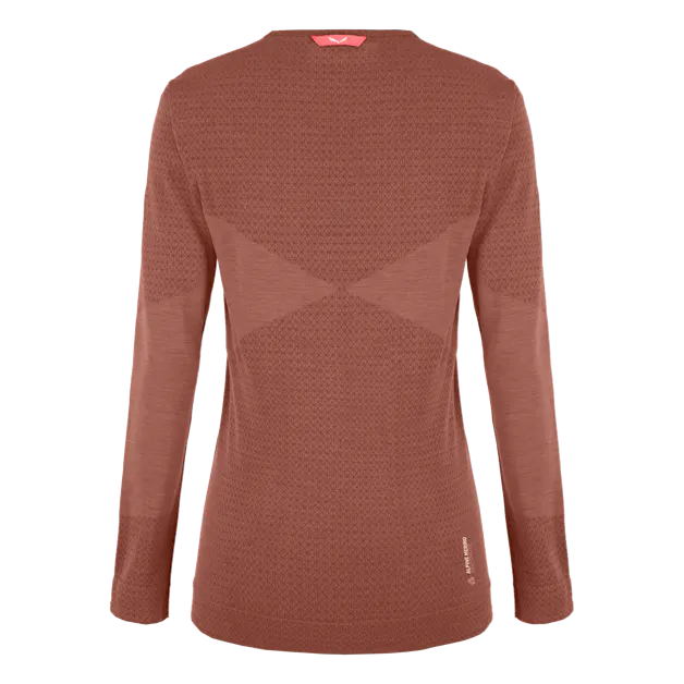 Zebru Responsive Langarm Damen T-Shirt perspective_view image