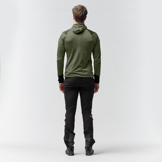 Agner Hybrid Polarlite Durastretch Herren Kapuzenjacke on_body image