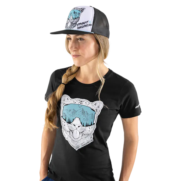 Maglia da donna Snow Leopard on_body image