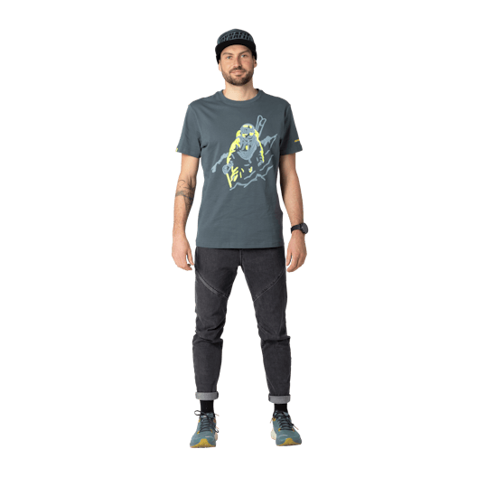 Blacklight Cotton Tee Shirt Men on_body image