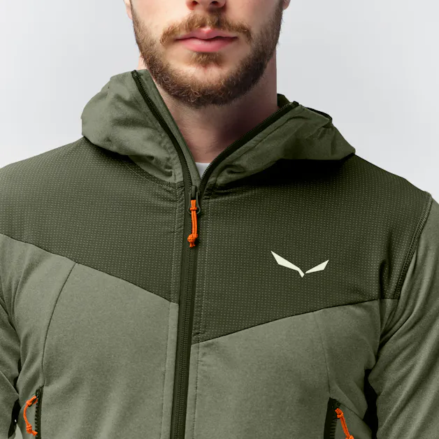 Agner Hybrid Polarlite Durastretch Felpa con Cappuccio Uomo tech_detail image