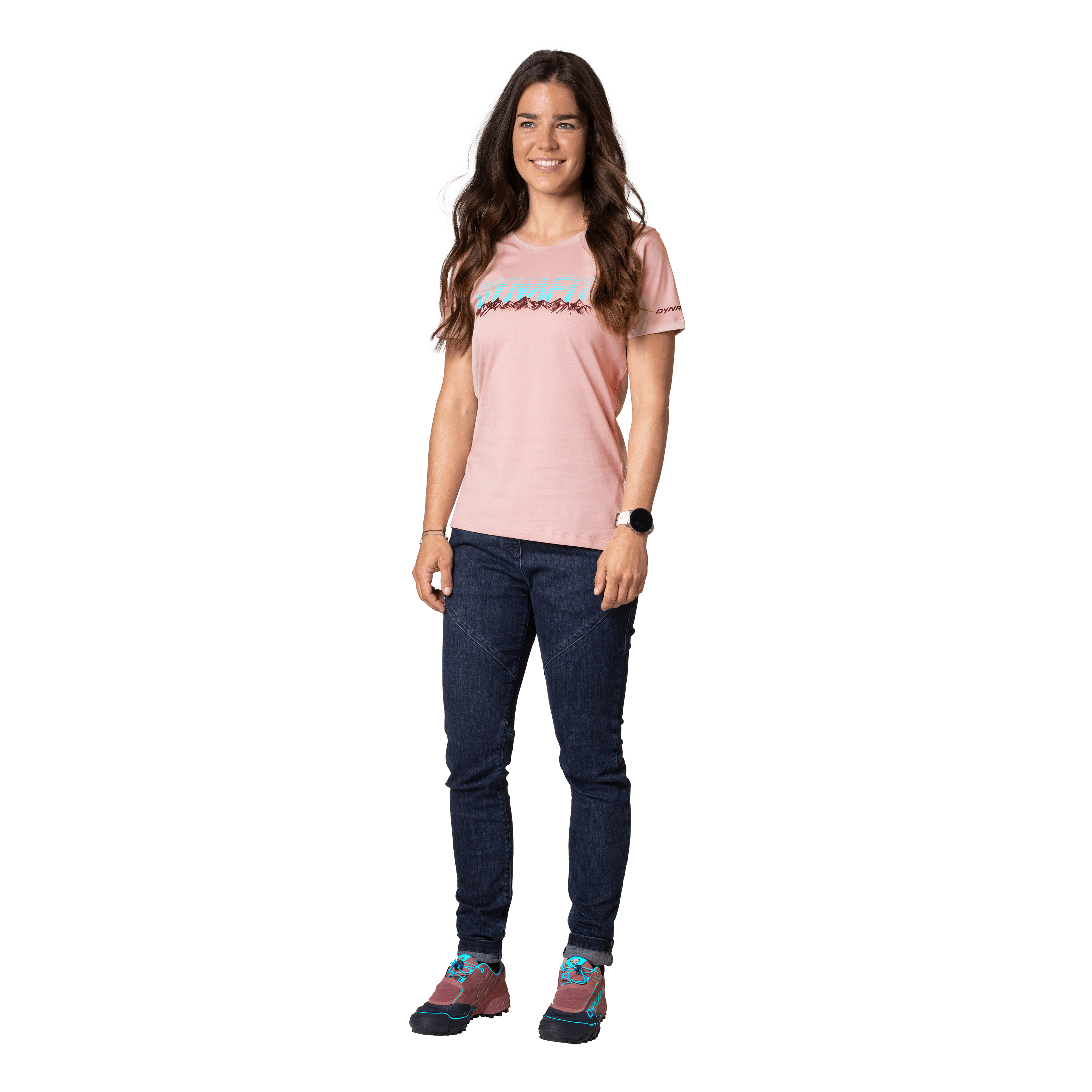 Graphic Cotton maglietta donna on_body image