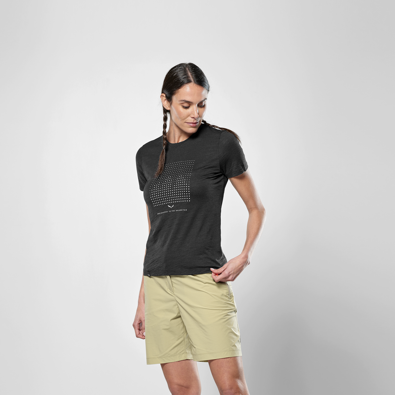 Eagle Dotted Mountain Trainer Merino T-Shirt Women