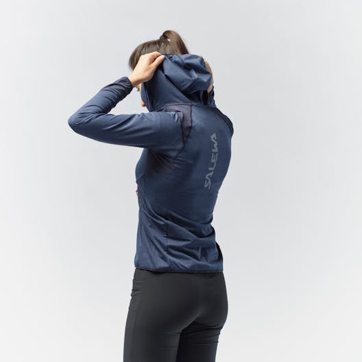 Agner Hybrid Polarlite Durastretch Felpa con Cappuccio Donna tech_detail image