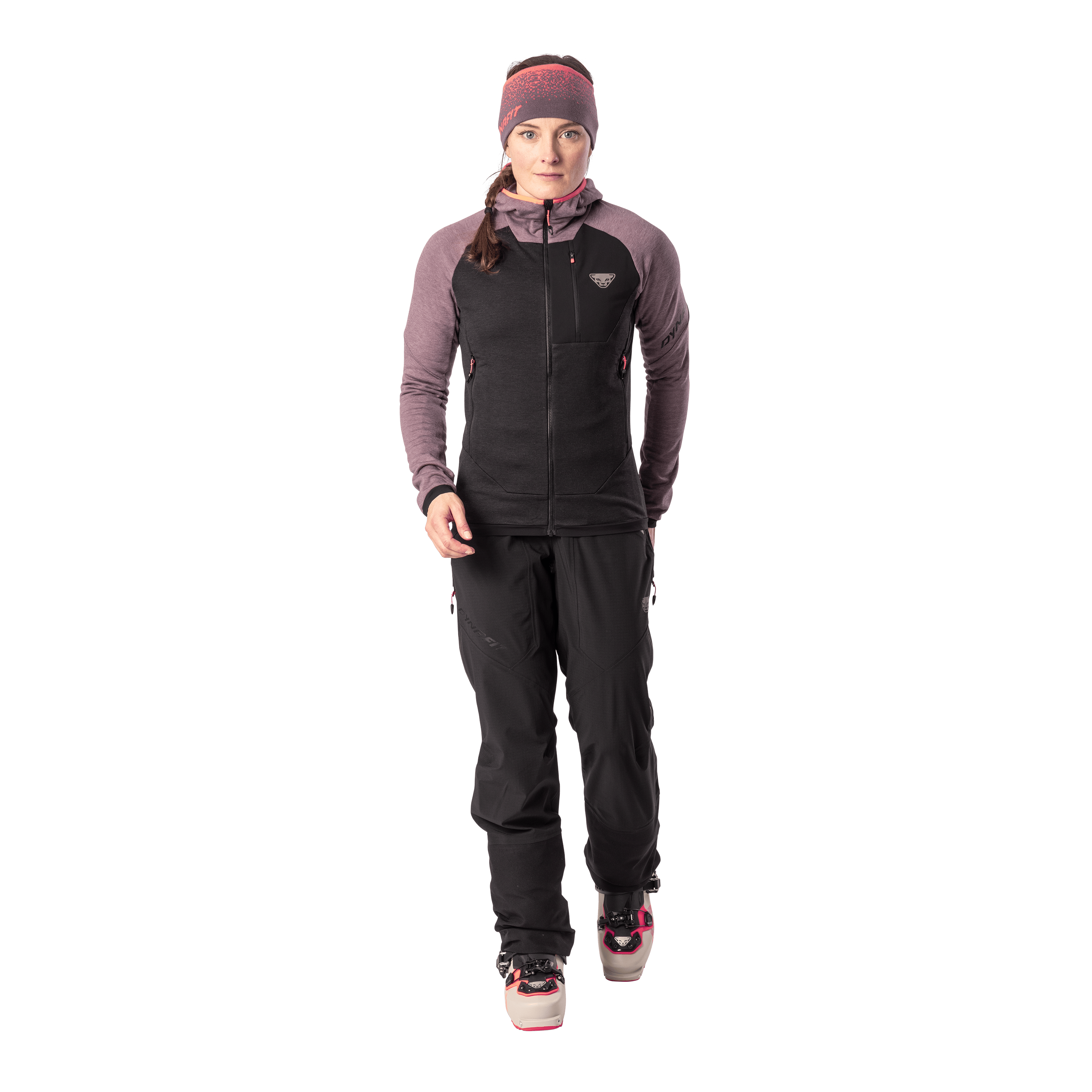 Giacca con cappuccio Radical Wool donna on_body image
