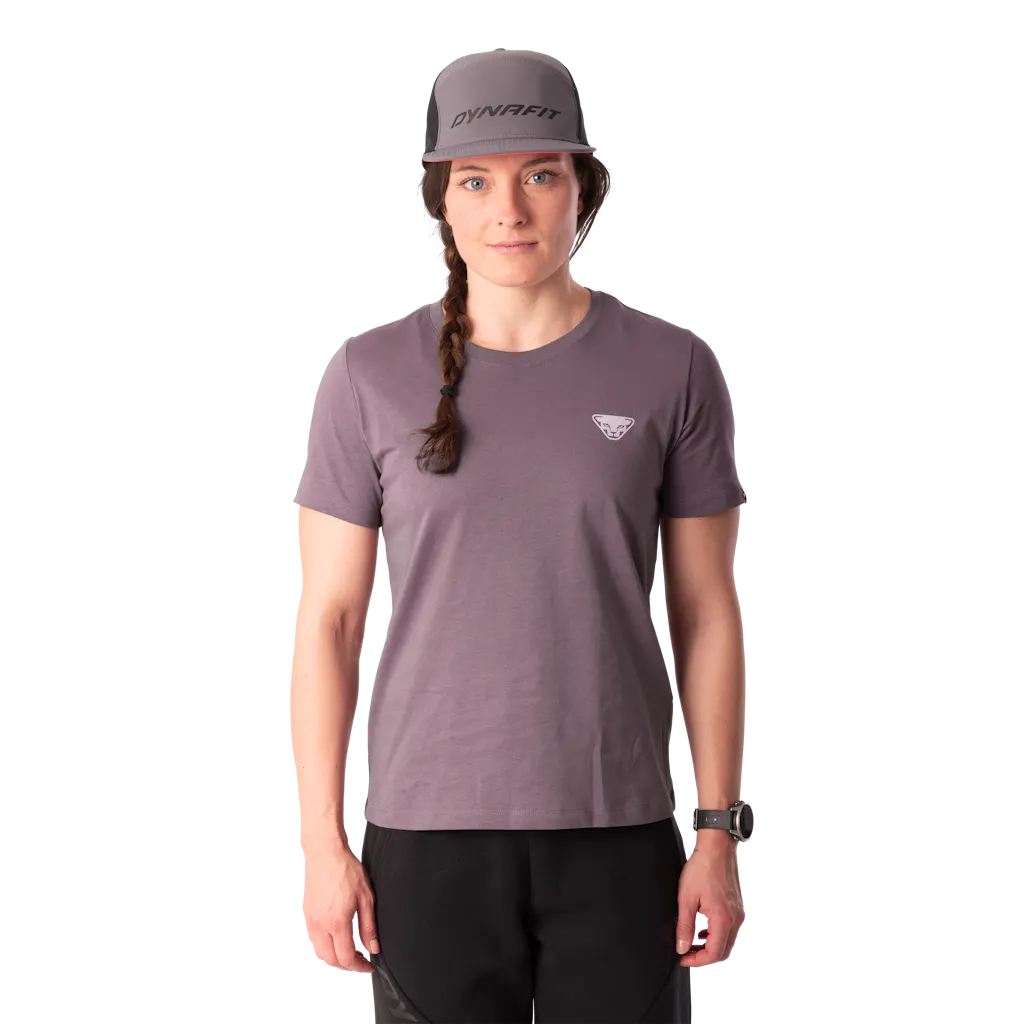 DYNAFIT - Back Graphic Cotton T-Shirt Damen - Lila/Violett (Gr.: 38)