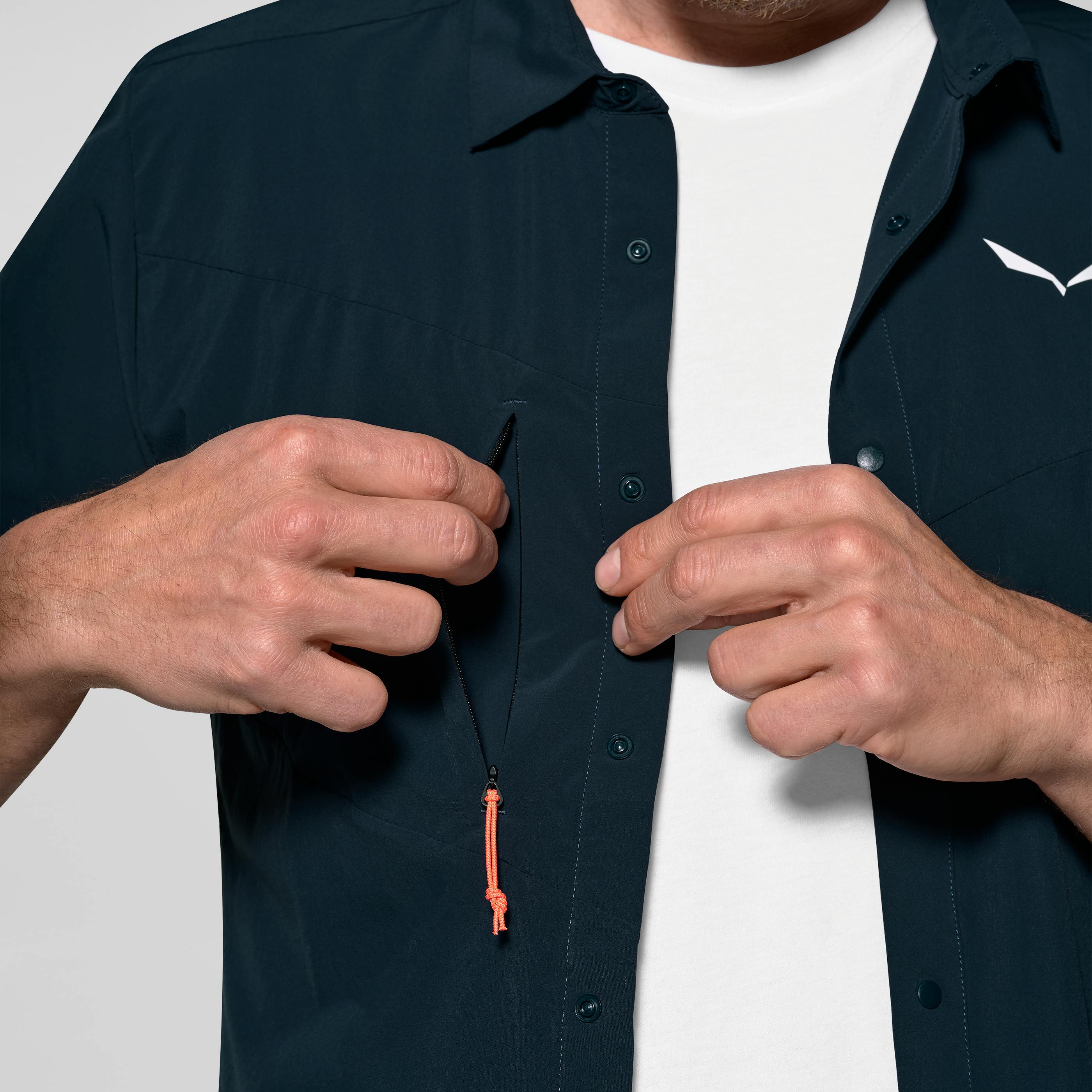 Puez Camicia Maniche Corte Uomo tech_detail image