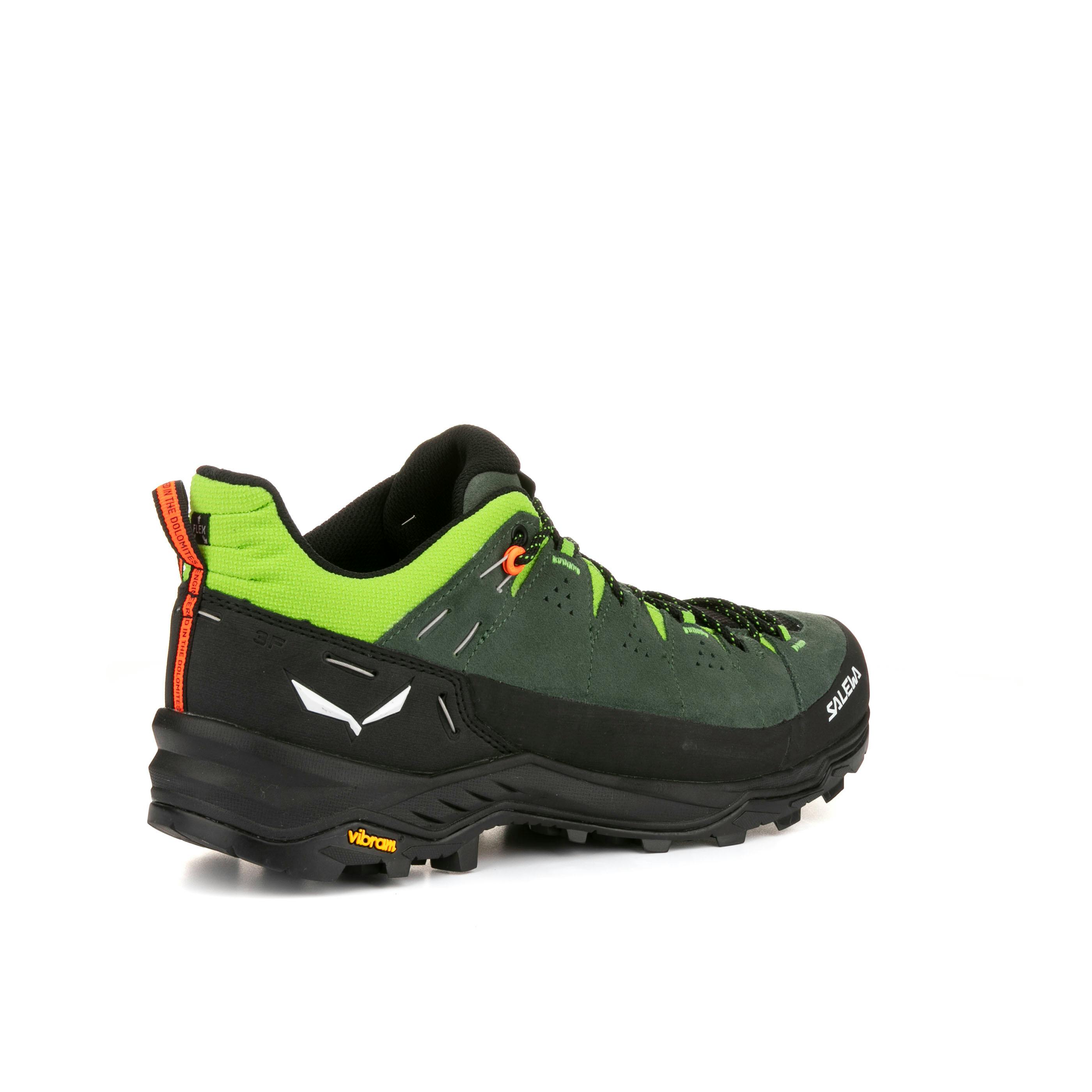 Salewa ALP Trainer 2 Raw Green Black Athletic Hiking Trail Sneakers Salewa Alp Trainer 2 Mid GTX Review - Outdoor Gear  main image 3