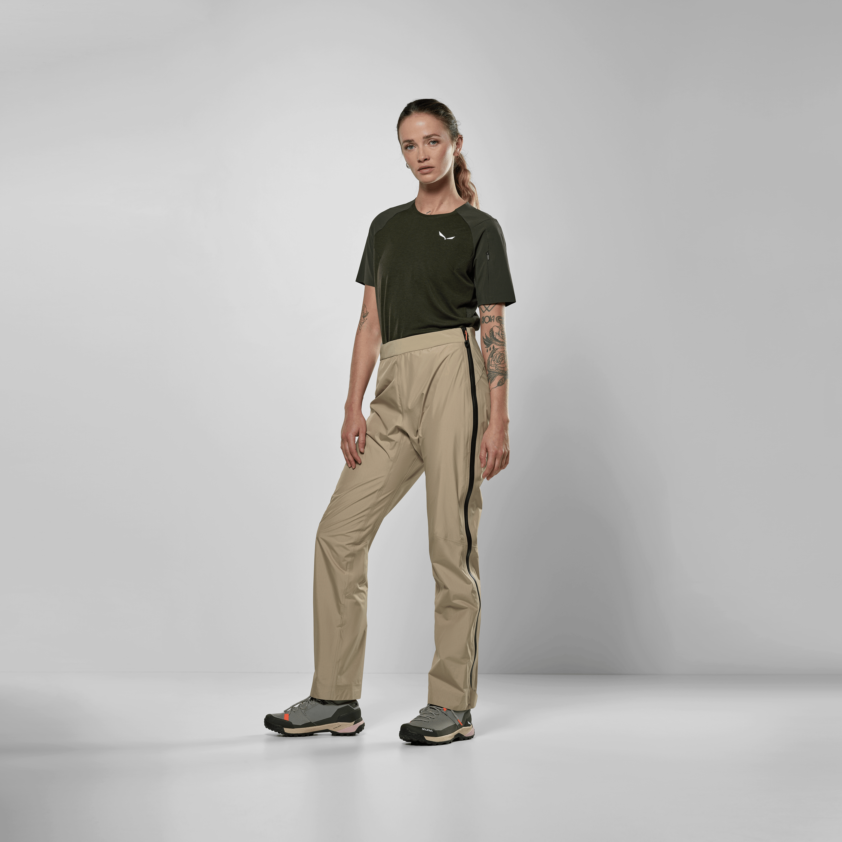Puez Powertex Hybrid Pantalone Donna on_body image