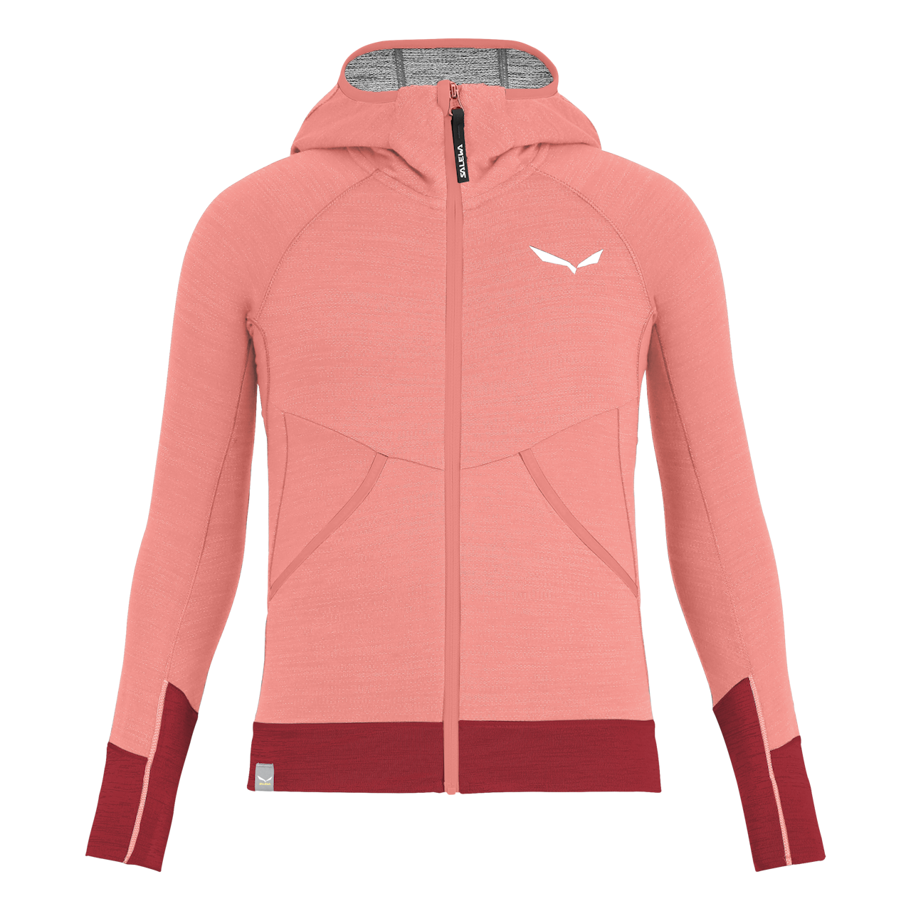 Salewa Puez Hybrid Polarlite Full Zip Mädchen Kapuzenjacke