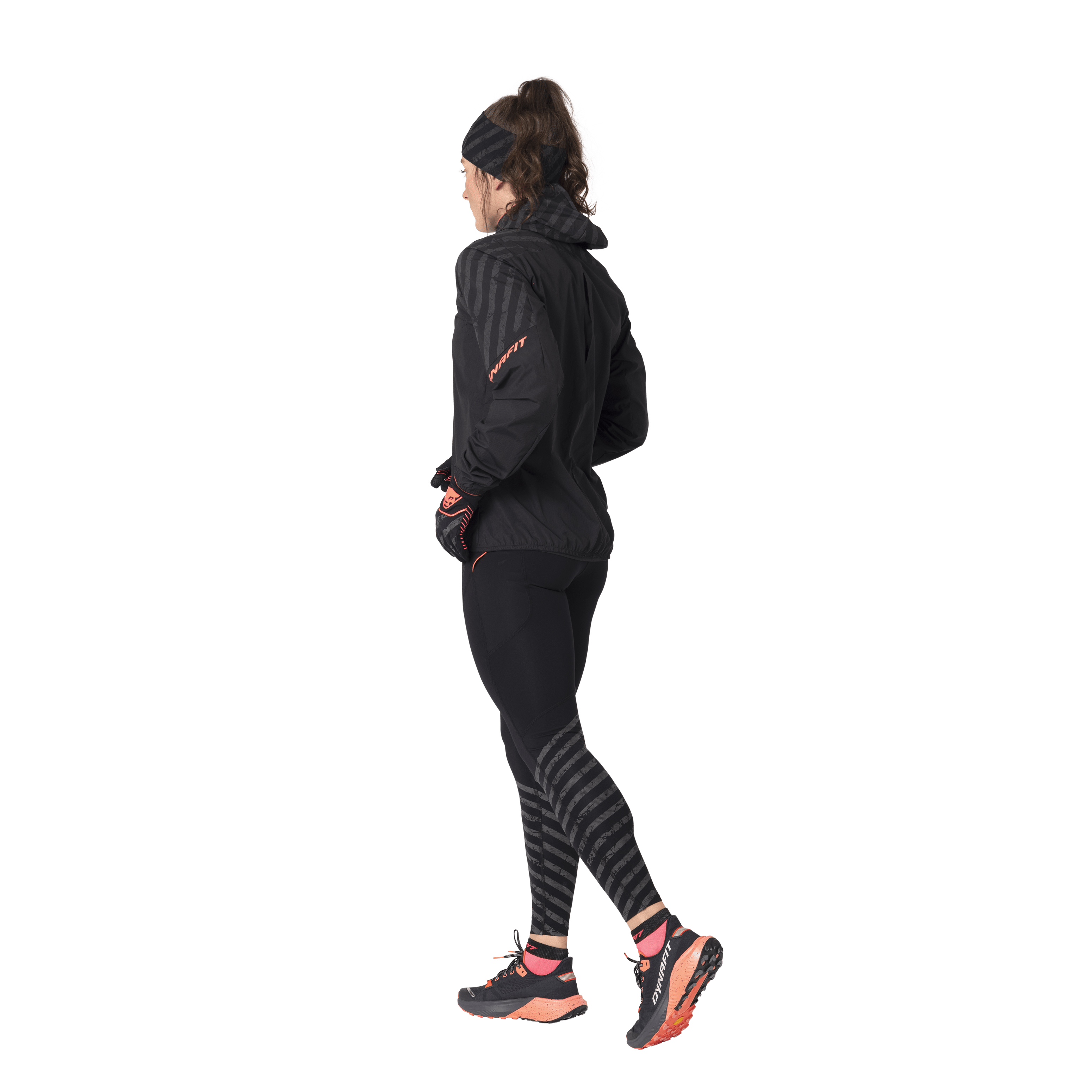 Veste coupe-vent Trail Reflective femmes on_body image