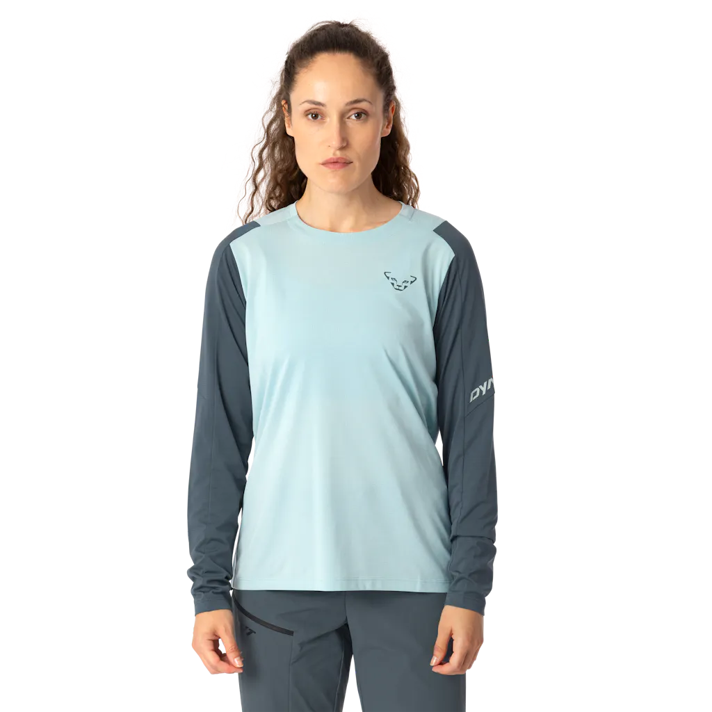 DYNAFIT - Transalper Langarmshirt Damen - Blau (Gr.: 34)