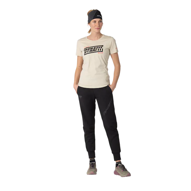 Graphic Cotton T-Shirt Damen on_body image
