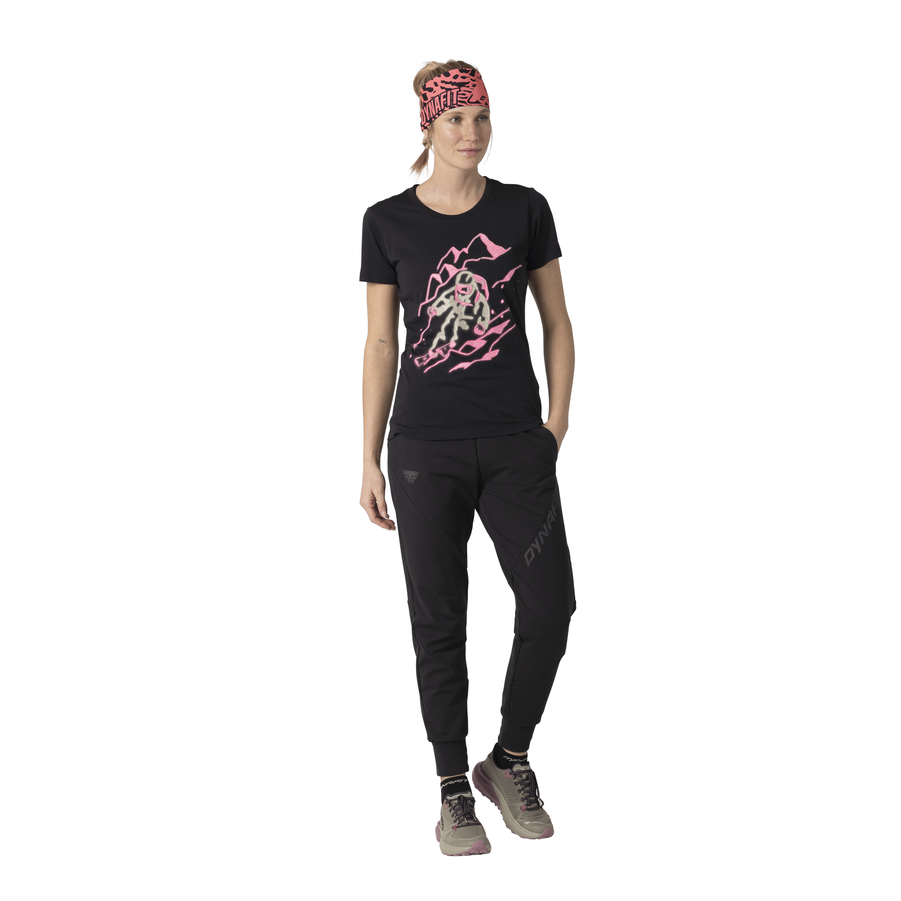 Blacklight Cotton Tee shirt Women on_body image