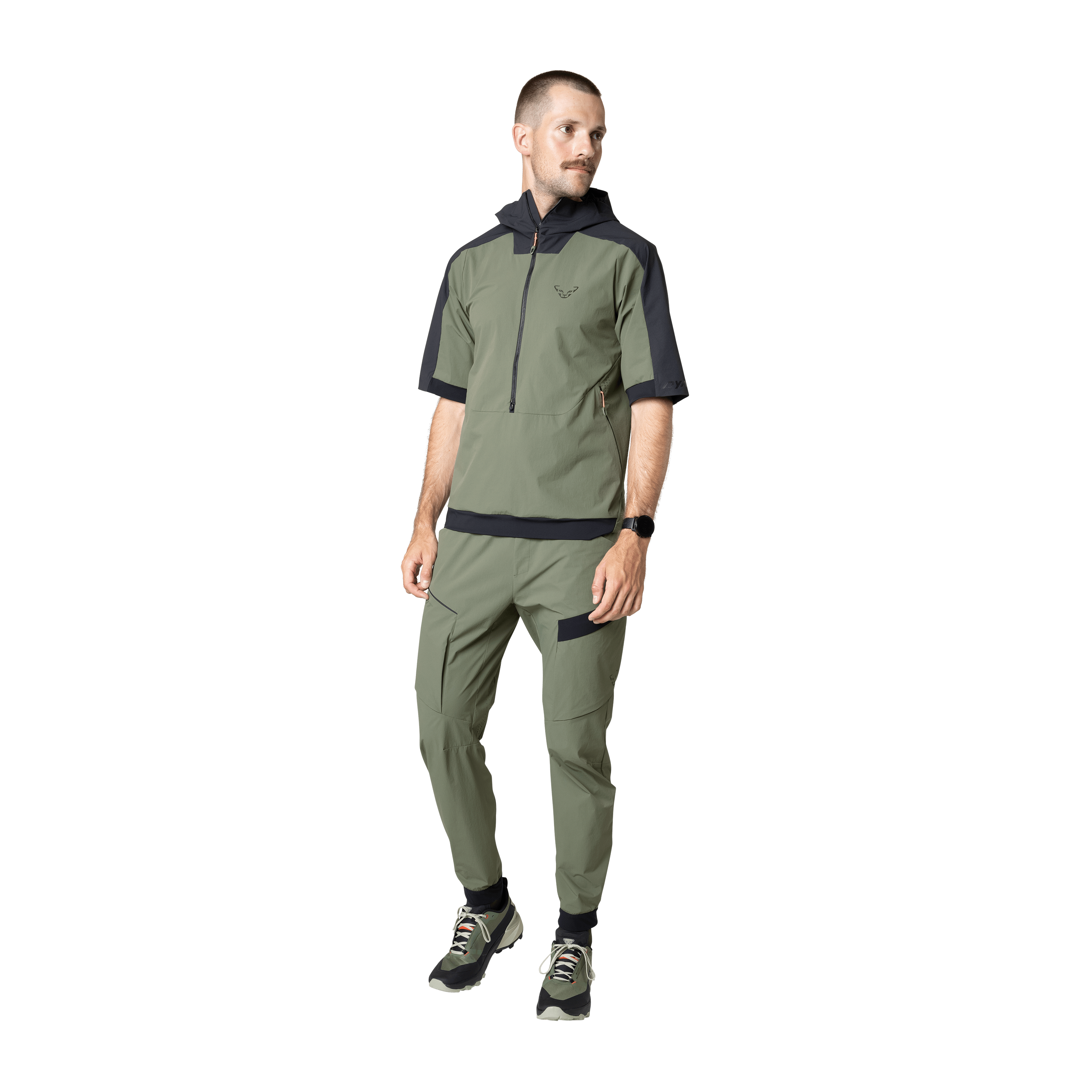 Transalper Dynastretch Anorak da uomo on_body image