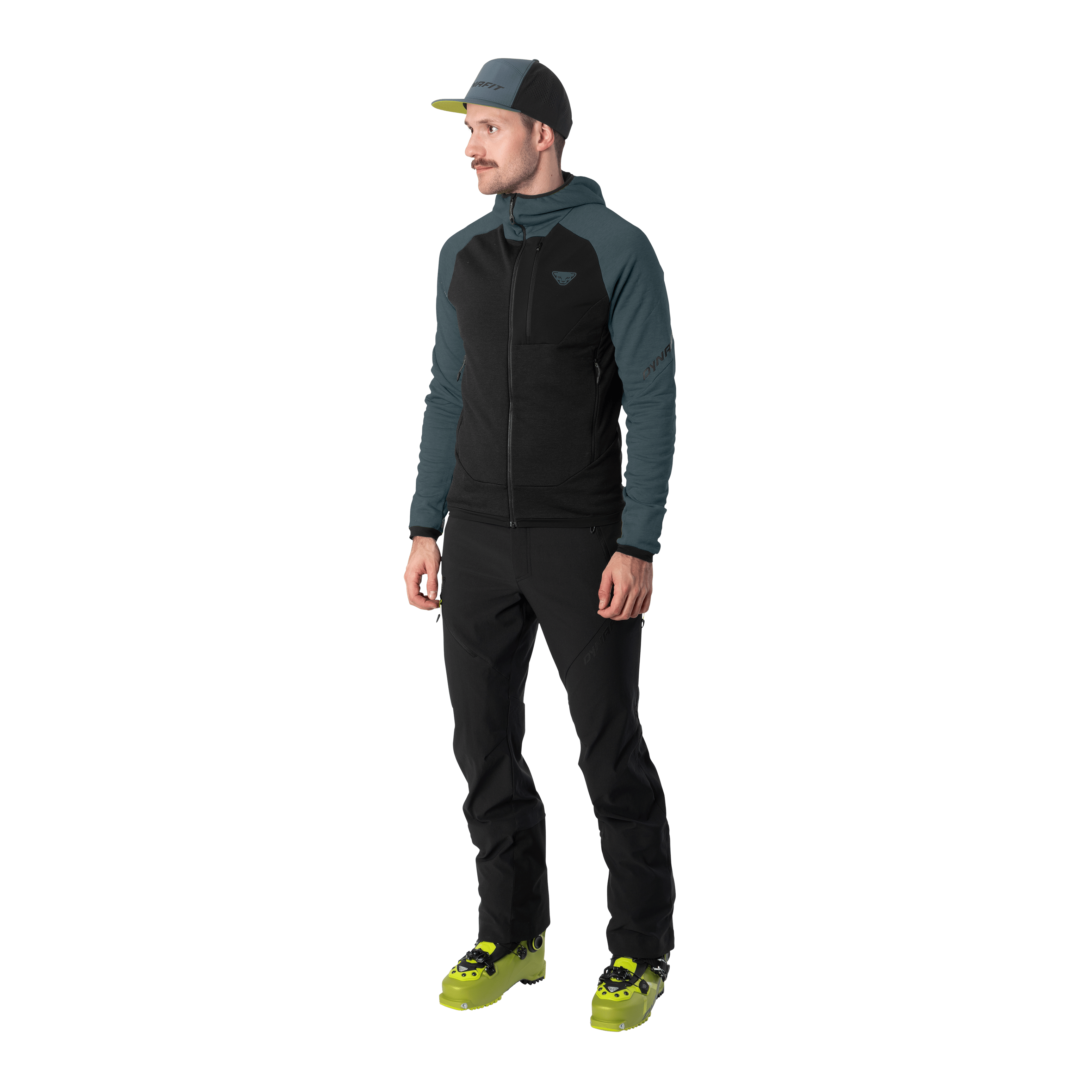 Giacca con cappuccio Radical Wool uomo on_body image