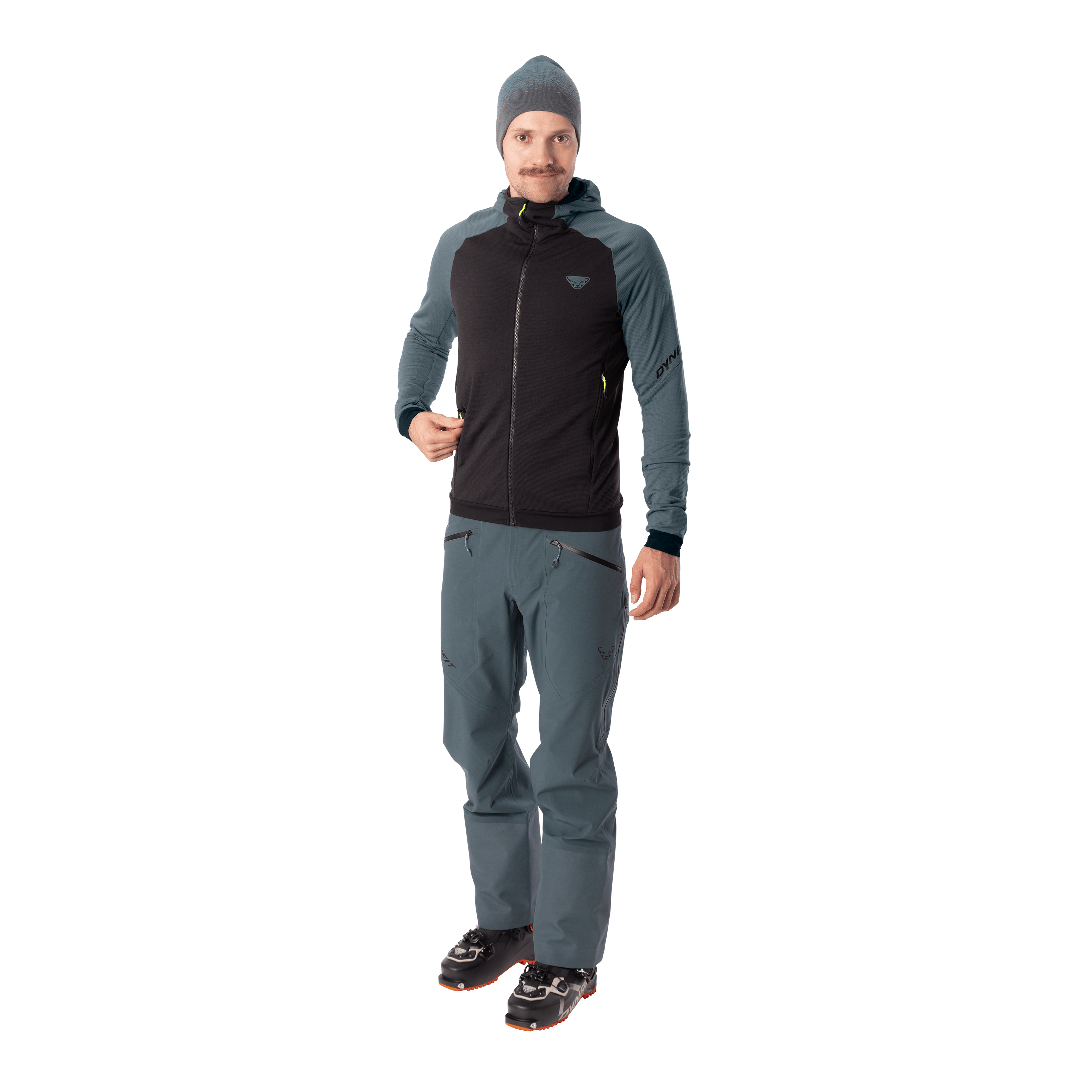 Giacca con cappuccio Radical Polartec® uomo on_body image