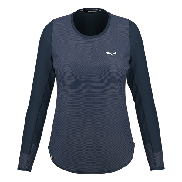 Alpine Hemp Print Long Sleeve Tee Women