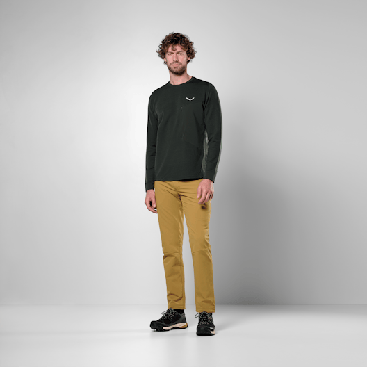 Puez Merino Durastretch Pullover Herren on_body image
