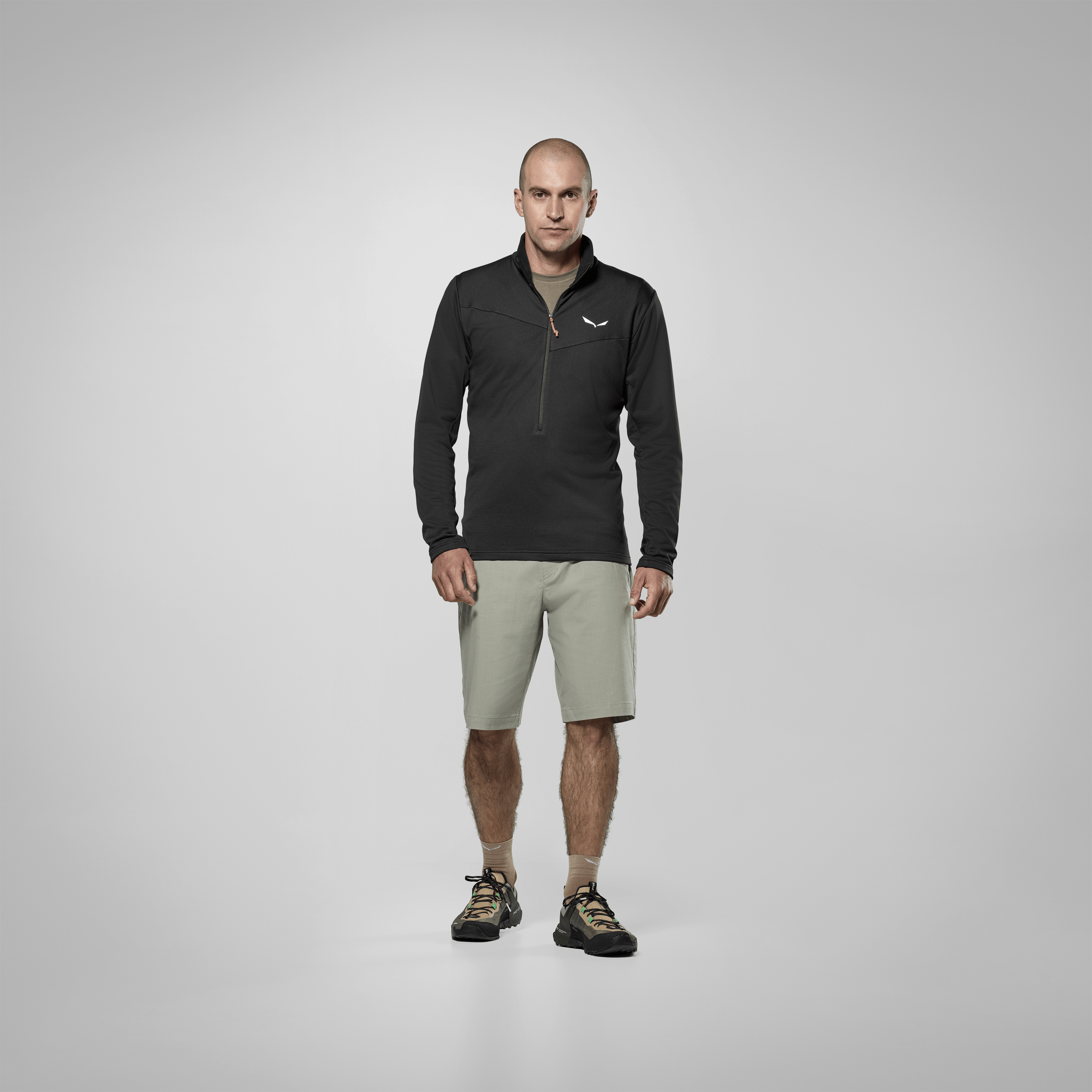 Puez Cammino Polarlite Half Zip Jacke Herren  on_body image