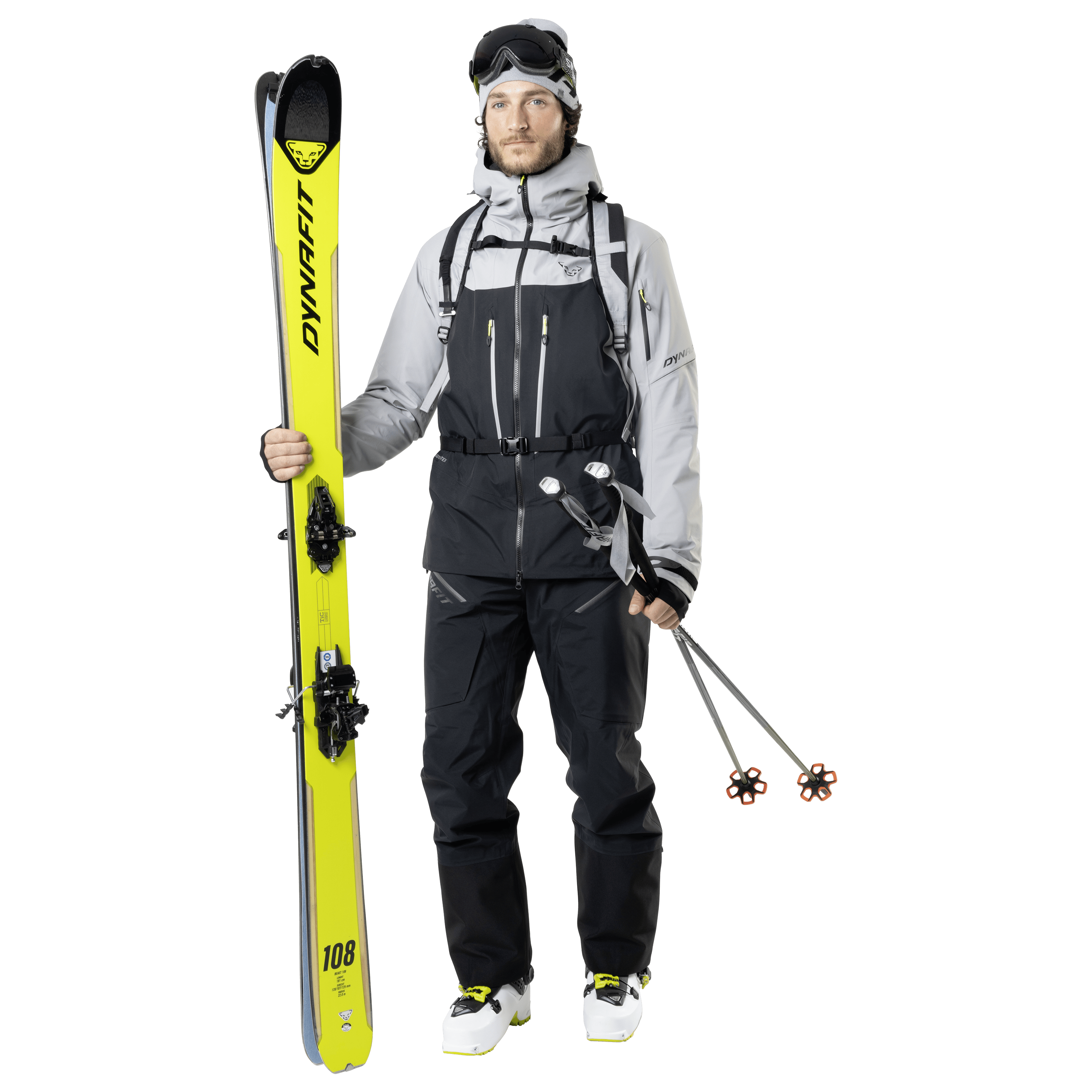 Beast 108 sci da scialpinismo on_body image