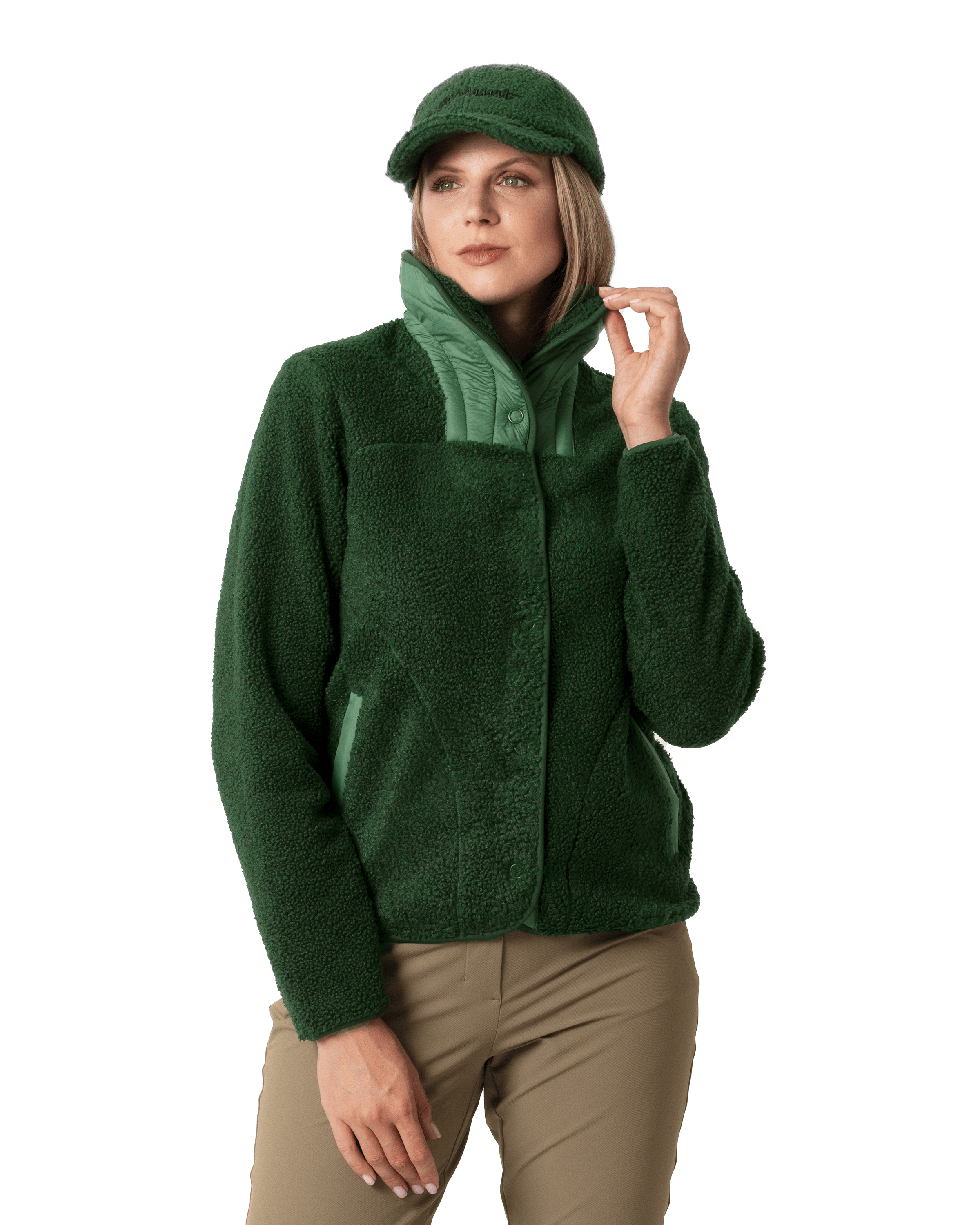 imozon saving clothing ビーニーダークグリーン⚠️希少です Sabine Thermal Cardigan | LaMunt® International