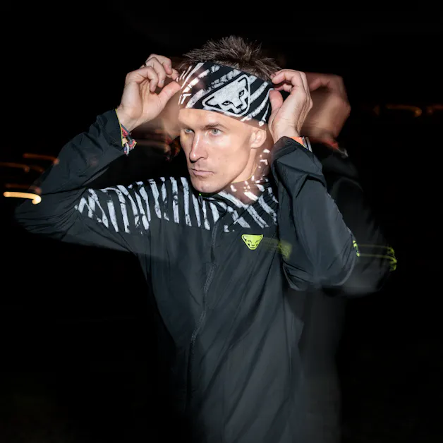 Trail Reflective Headband action_shot image