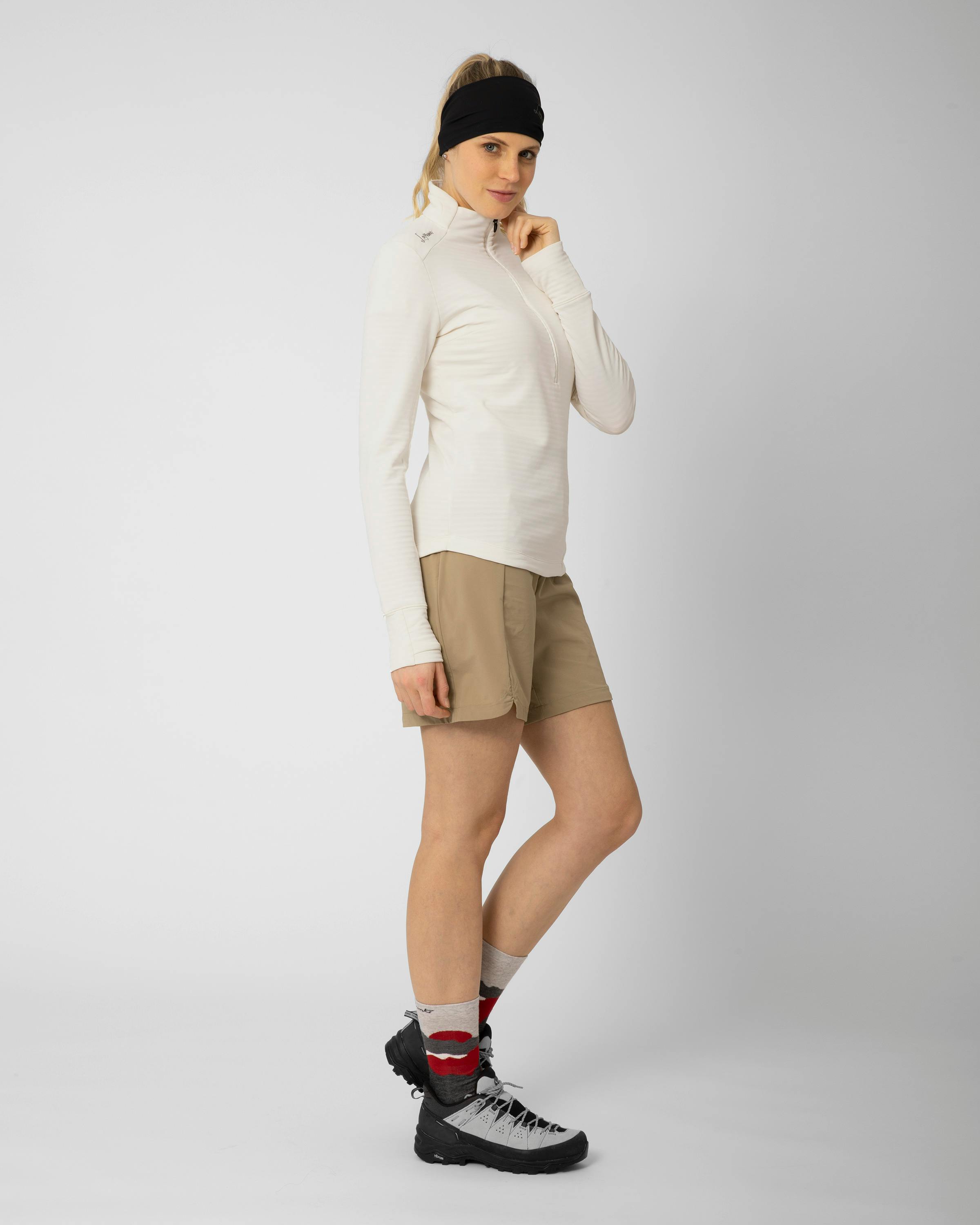 Nora Langarm Shirt Mit Zip perspective_view image