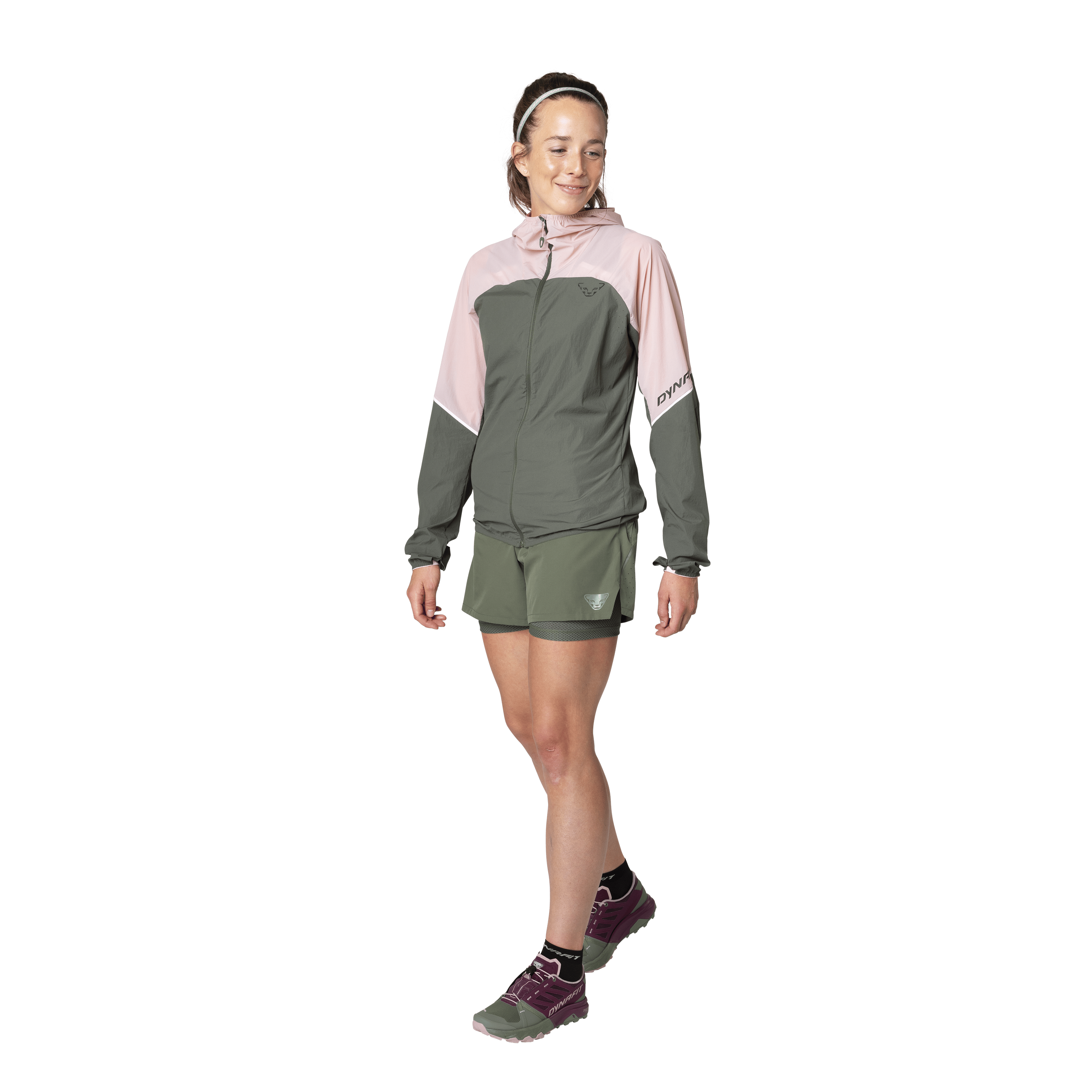 Alpine Wind Jacke Damen on_body image