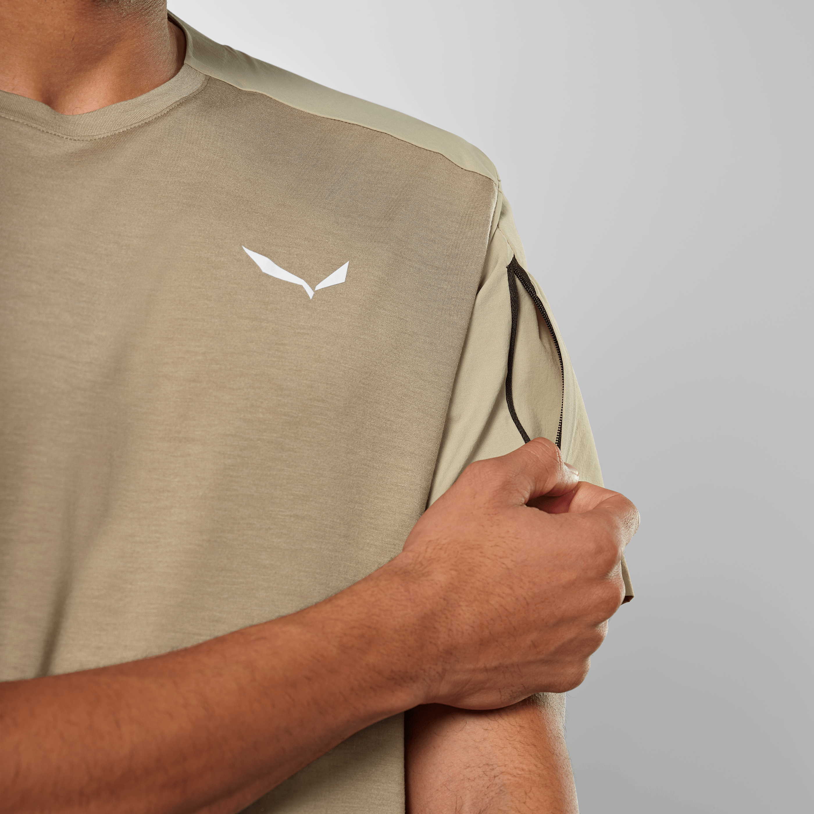 Puez Merino Hybrid T-Shirt Herren tech_detail image