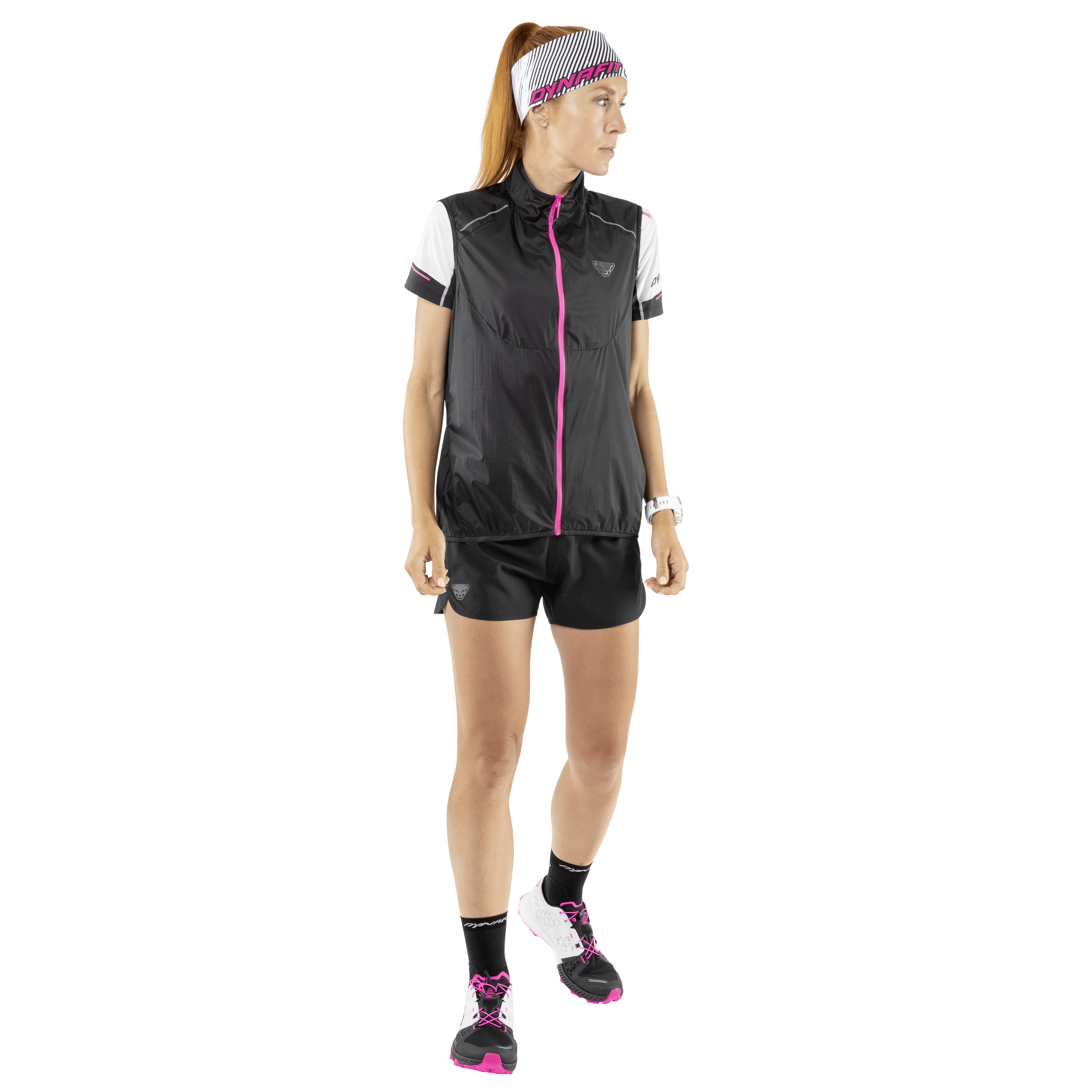 Gilet Vert Wind femmes on_body image