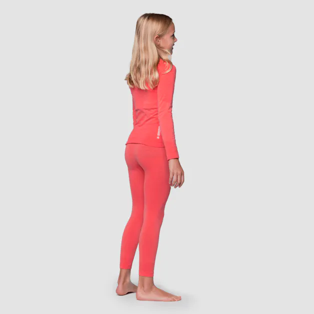 Zebru Medium Warm Alpine Merino Responsive Maglia Maniche Lunghe Bambino on_body image