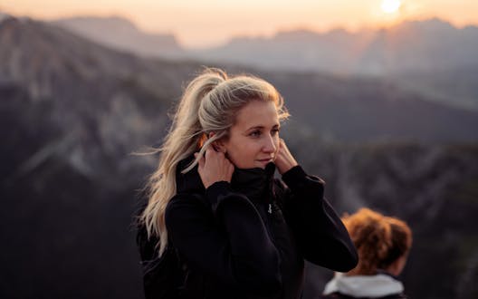 Antonia Cashmere Hybrid Jacket horizontal image